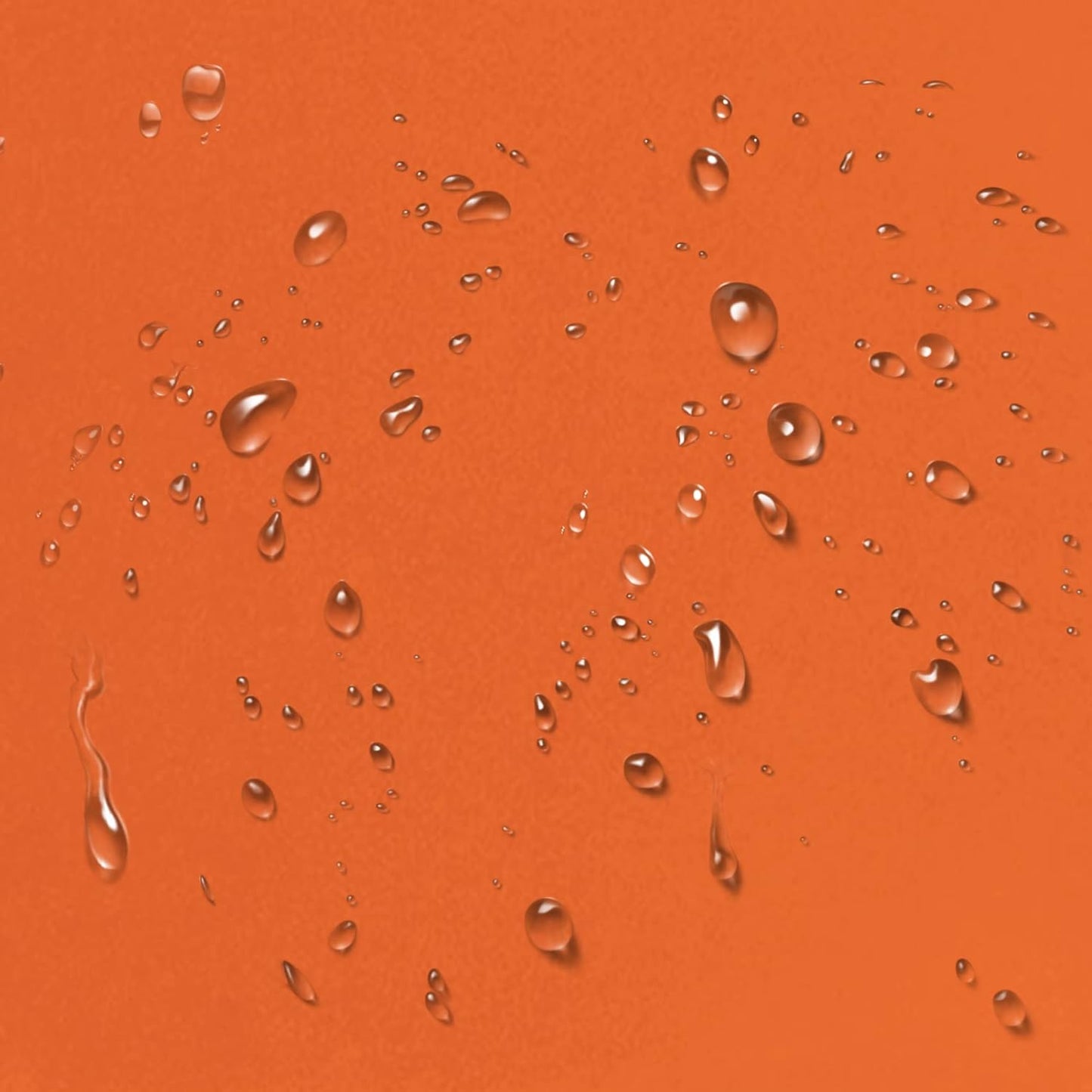 SuperO 2Pack Waterproof Spandex Table Cover for 6FT Table Universal Fitted Stretch Tablecloth for Party, Banquet, Wedding and Events-Orange