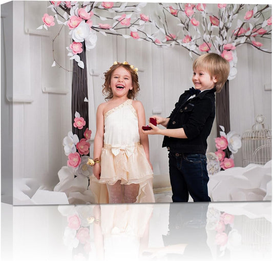 AbcCustomize Custom Canvas Prints,Transform Your Memories into Beautiful Art with Personalized Photo on Canvas,Personalized Canvas Wall Art for Home Decor, Gifts, and Keepsakes
