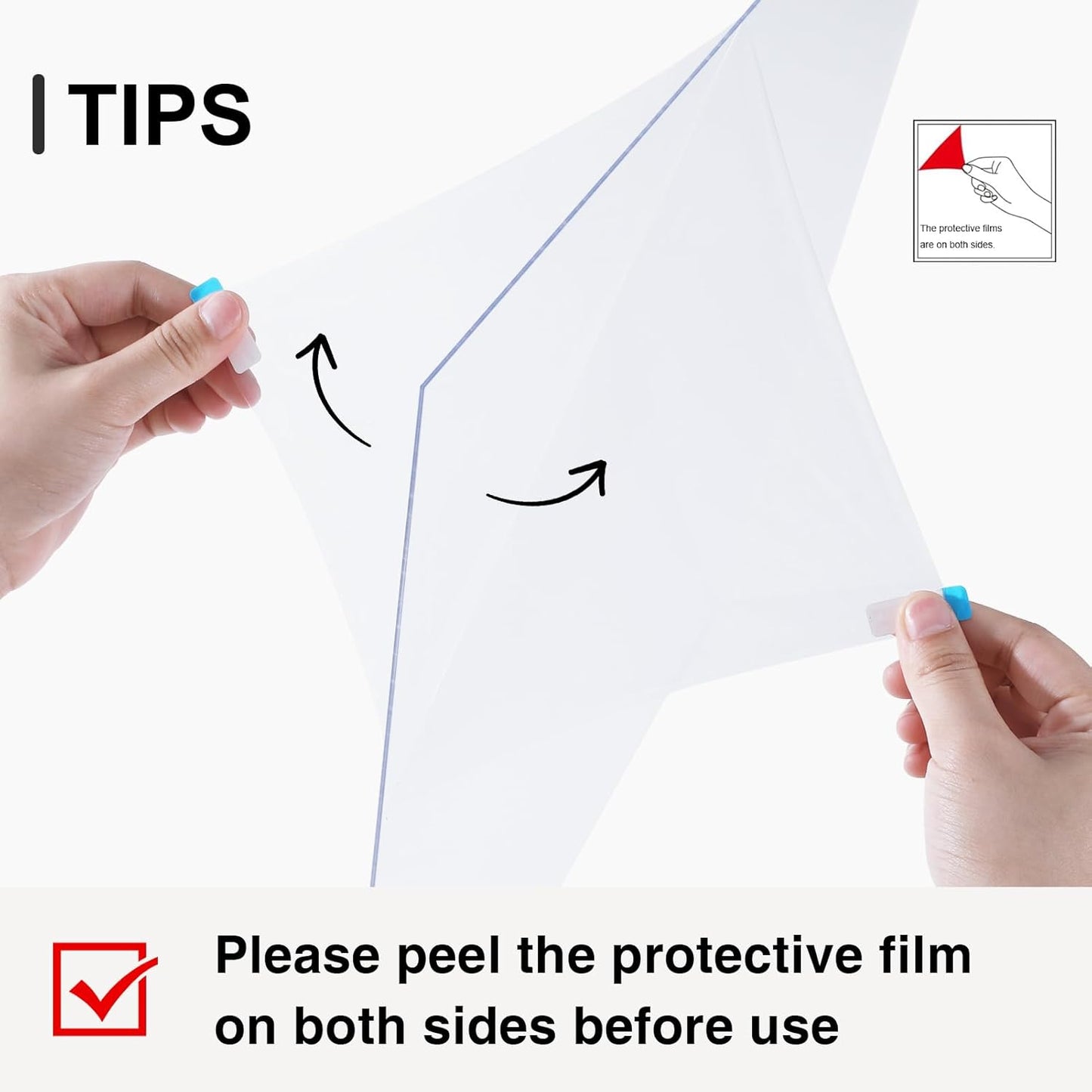 Vittanly 9x12 Picture Frames Set of 9, Shatter Resistant Plexiglass, Display 6x8 Pictures with Mat or 9x12 without Mat, Photo Frames for Wall or Tabletop, Engineered Wood, Distressed White