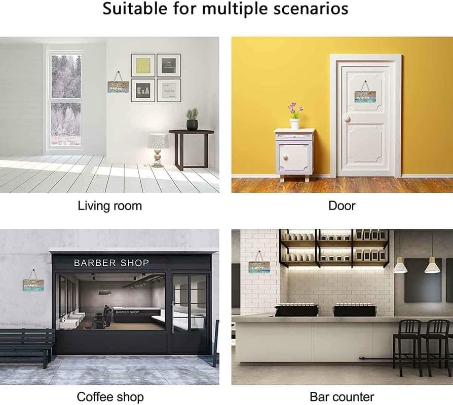 Pray Wait Trust Sign, Farmhouse Christian Wall Art, Religious Home Decorations Faith Wall Decor (Pray) 6x16 Inch