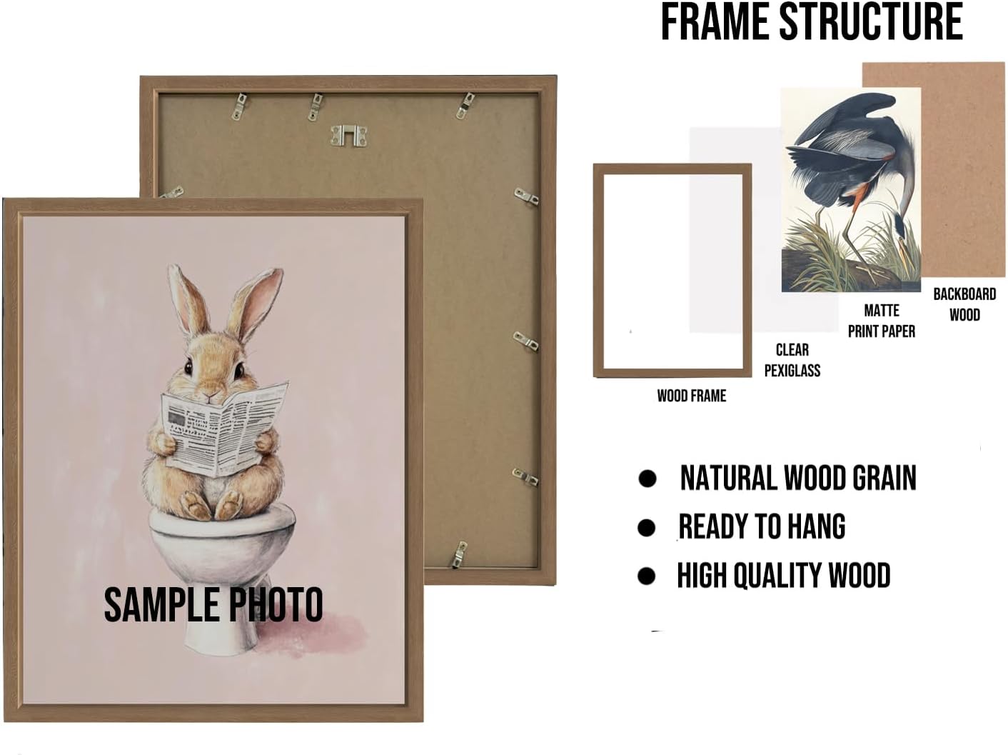 Skull Bride Poster Art Print, Halloween Scary Vintage Wall Art Academia Spooky Painting Decoration for Horror Prints, Gothic Posters Bedroom Decor 89 (Skull Bride, 11 x 14 inches, Wood Frame)