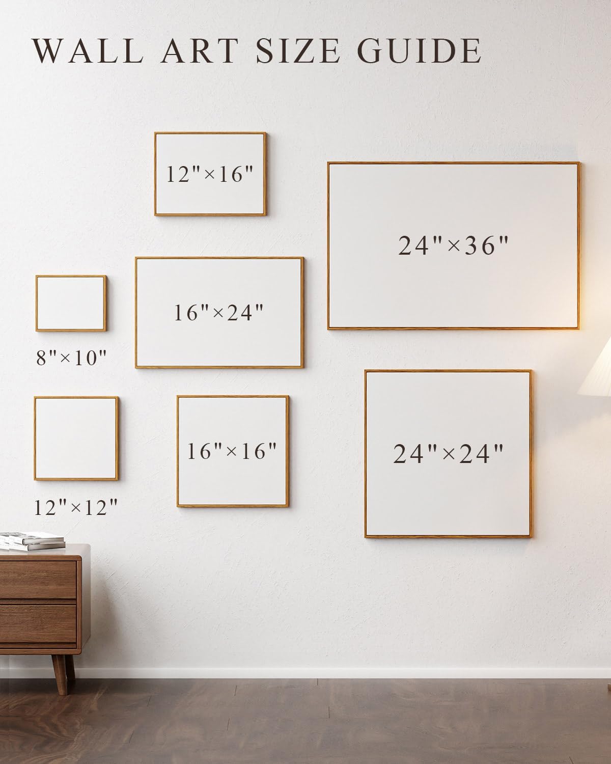 VIYYIEA Framed Canvas Wall Art, Large Flowers Wall Art for Living Room, Abstract Boho Print Paintings, Illustration Home Office Decor, Bedroom Wall Decor -【Lemon Flourish】-(24"x36")