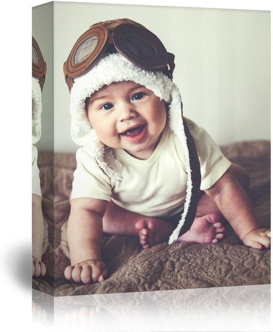 wall26 - Personalized Photo to Canvas Print Wall Art - Custom Your Photo On Canvas Wall Art - Digitally Printed - 16" x 20"