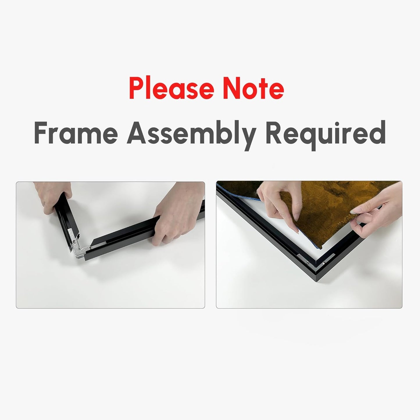 SIGNWIN 30"x60" Extra Large Framed Wall Art Neutral Cloudy Abstract Illustration, Soft Atmospheric Design for Home Living Room Bedroom Decor (Frame Assembly Required)