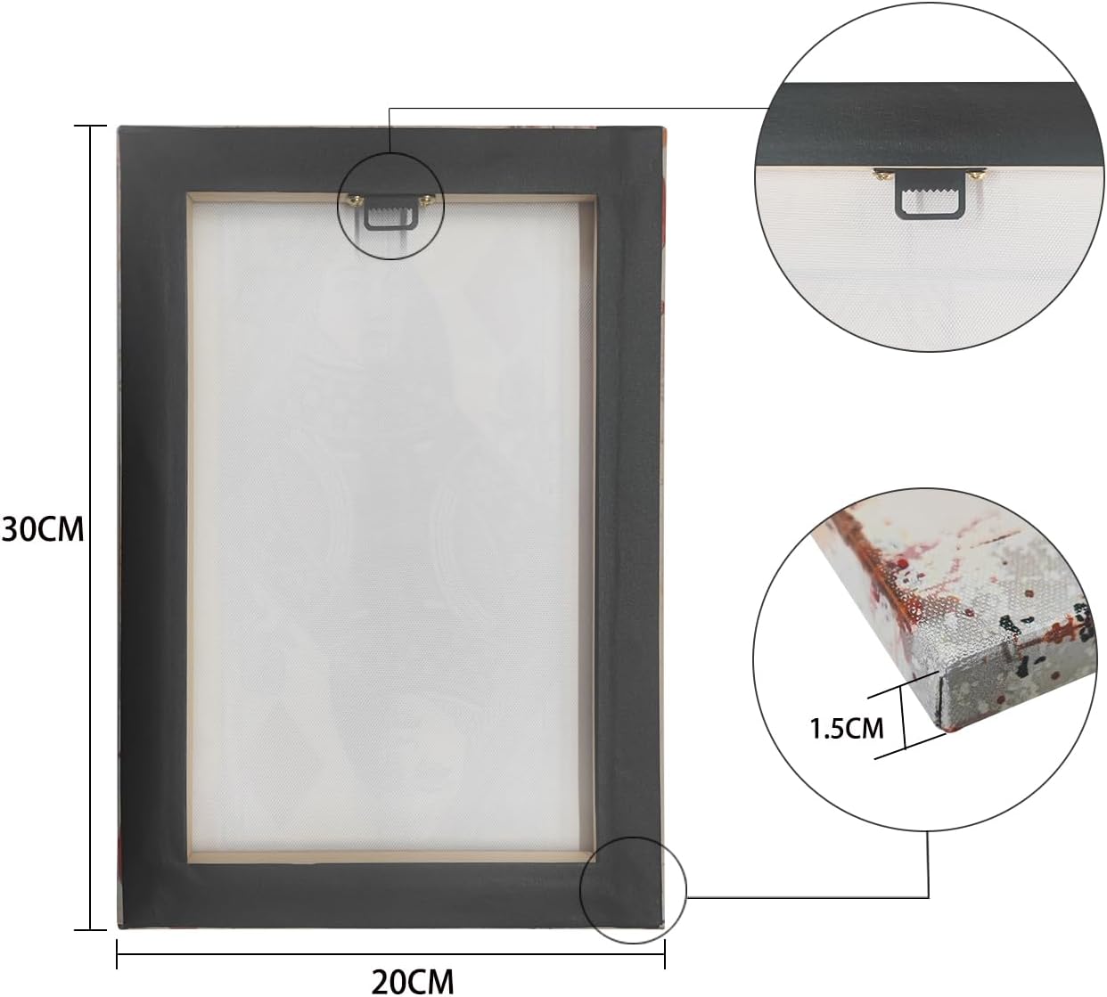 Poker Canvas Wall Art Print Queen of Spades Game Room Wall Art Print Wall Decor Prints Poster With Framed