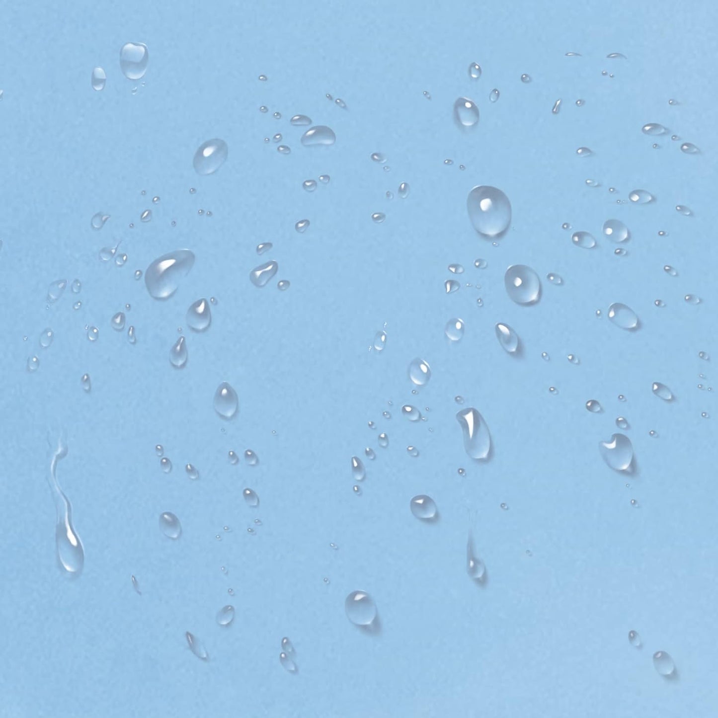 SuperO Waterproof Spandex Table Cover for 4FT Table Universal Fitted Stretch Tablecloth for Party, Banquet, Wedding and Events-Blue Mist