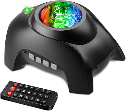 Rossetta Star Projector, Galaxy Projector for Bedroom, LED Night Light Aurora Projector with Bluetooth Speaker, White Noise, Timer and Remote, Room Decor, Gifts for Kids, Adults, Christmas, Birthday