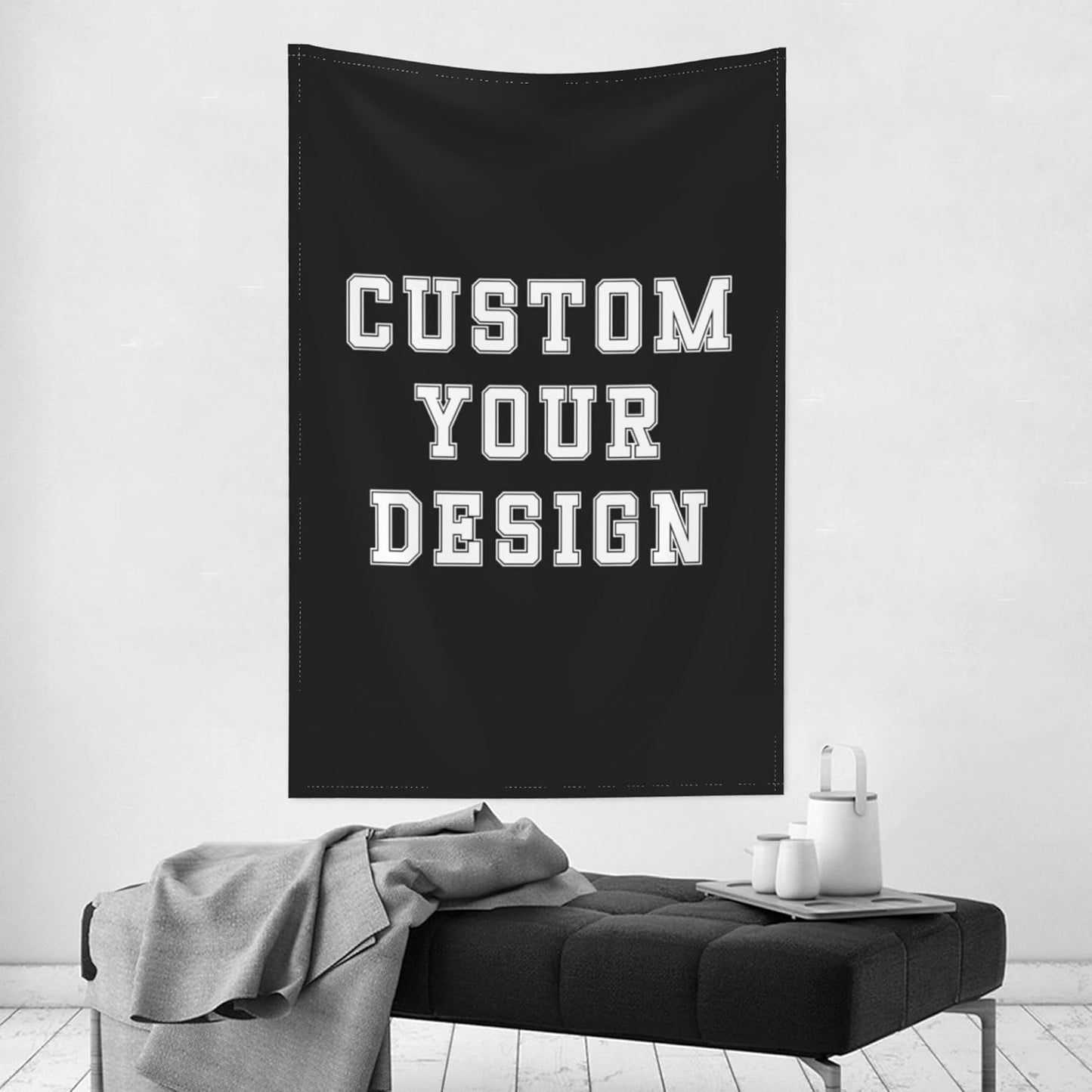 Custom Tapestry For Wall Bedroom Custom Backdrop Personalized Image Text Photo Customized Funny Tapestry Banners And Signs Vertical Model Tapestrys