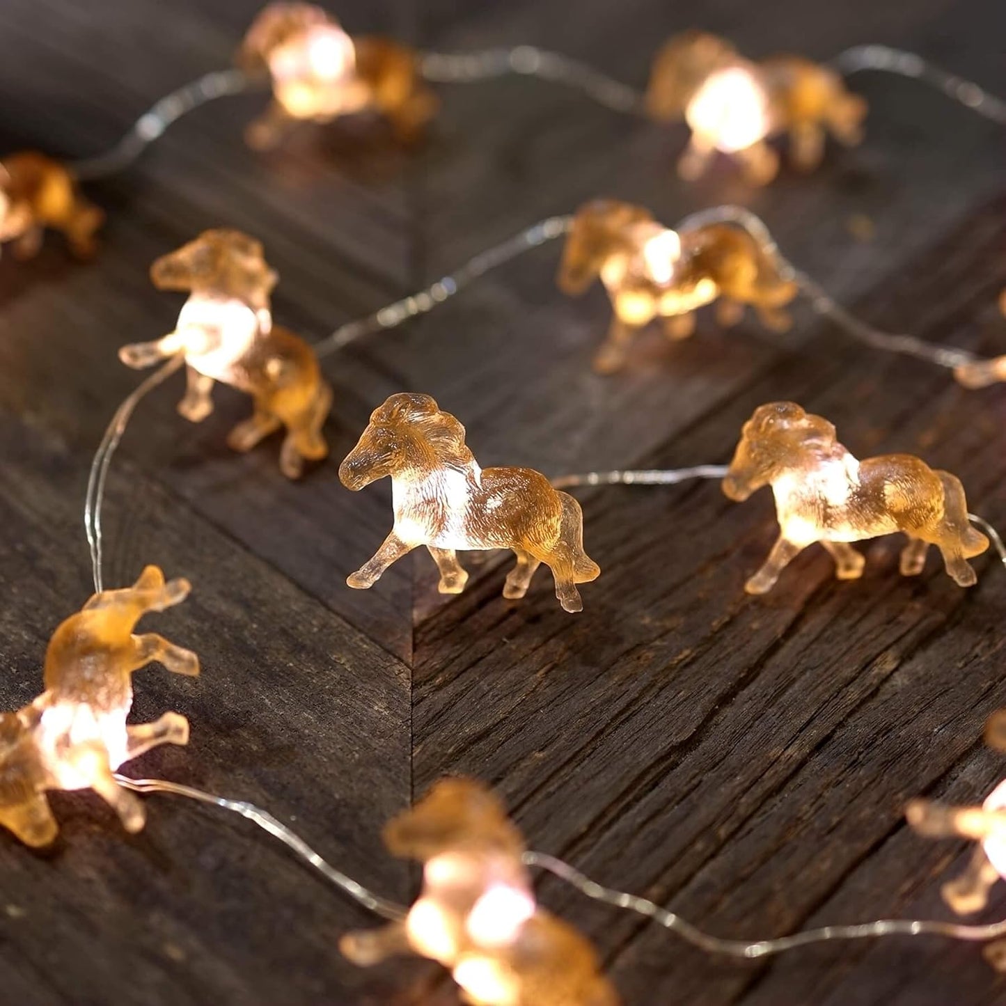 Fairy Pony String Lights Unique Decorative Light Horse Gifts for Girls Cute Lights 20LEDs 8ft Battery Operated for Birthday Horse Lover Xmas Thanksgiving Decor