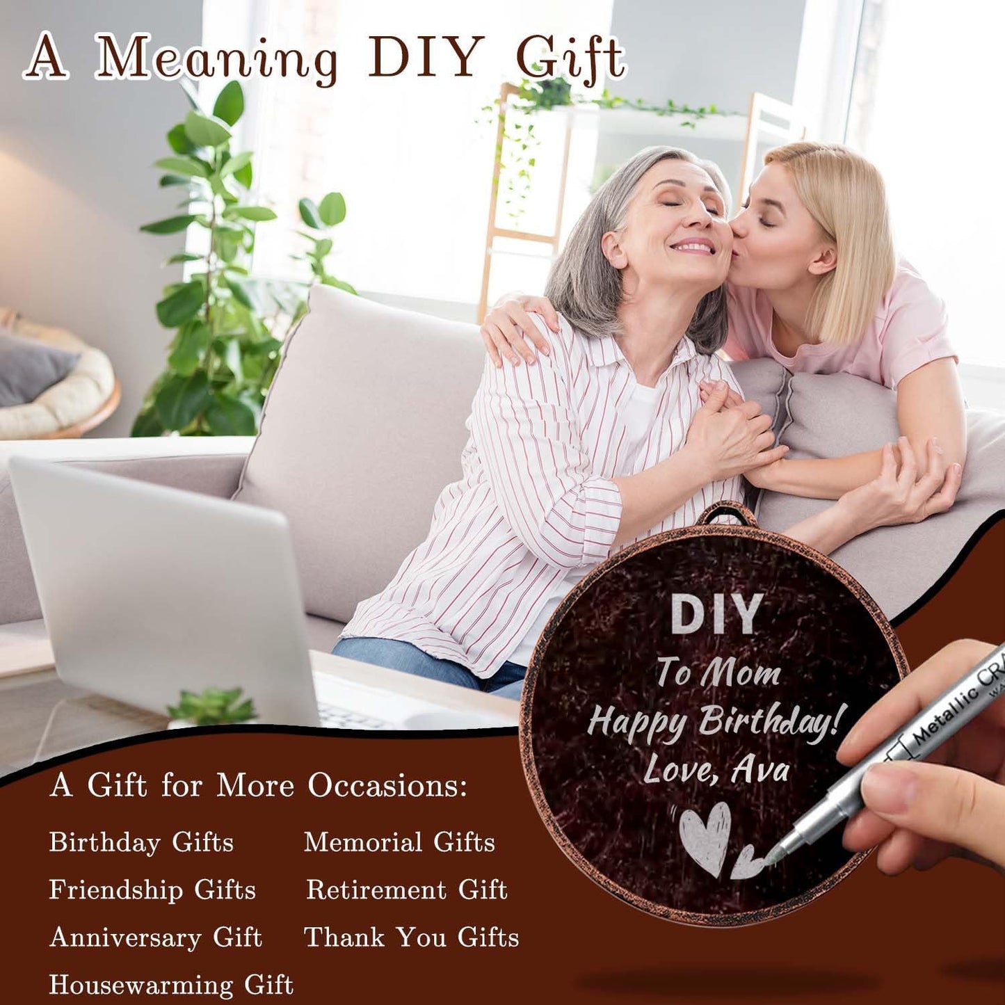 Memorial Wind Chimes for Loss of Loved One, Tree of Life Vintage Wind Chime for Outside, Sympathy/Memorial/Retirement/Festivals/Birthday Gift for Father/Mother/Lover (DIY 34" Tree of Life)