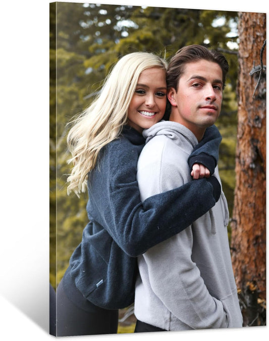 Tapuayts Personalized Custom Canvas Poster: Upload Your Image/Photo for Custom Photo-to-Poster Printing,Quality Wall Art Print (20" X 32")