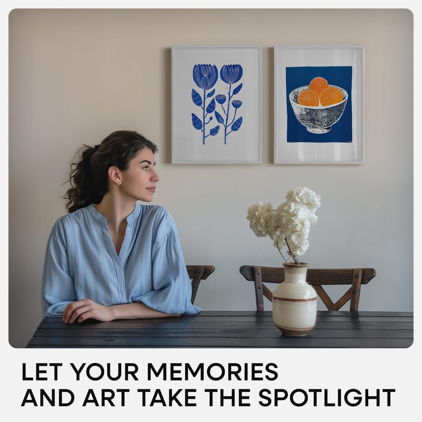 Homeforia 12 x 16 Picture Frame Silver, High End Metal 12x16 Poster Frames with Mat 9x12 Photo, 12 x 16 Silver Frame Matted to 9 x 12 in Print, 16by12 Hanging Frame, Tempered Glass, Wall Kit, Set of 1