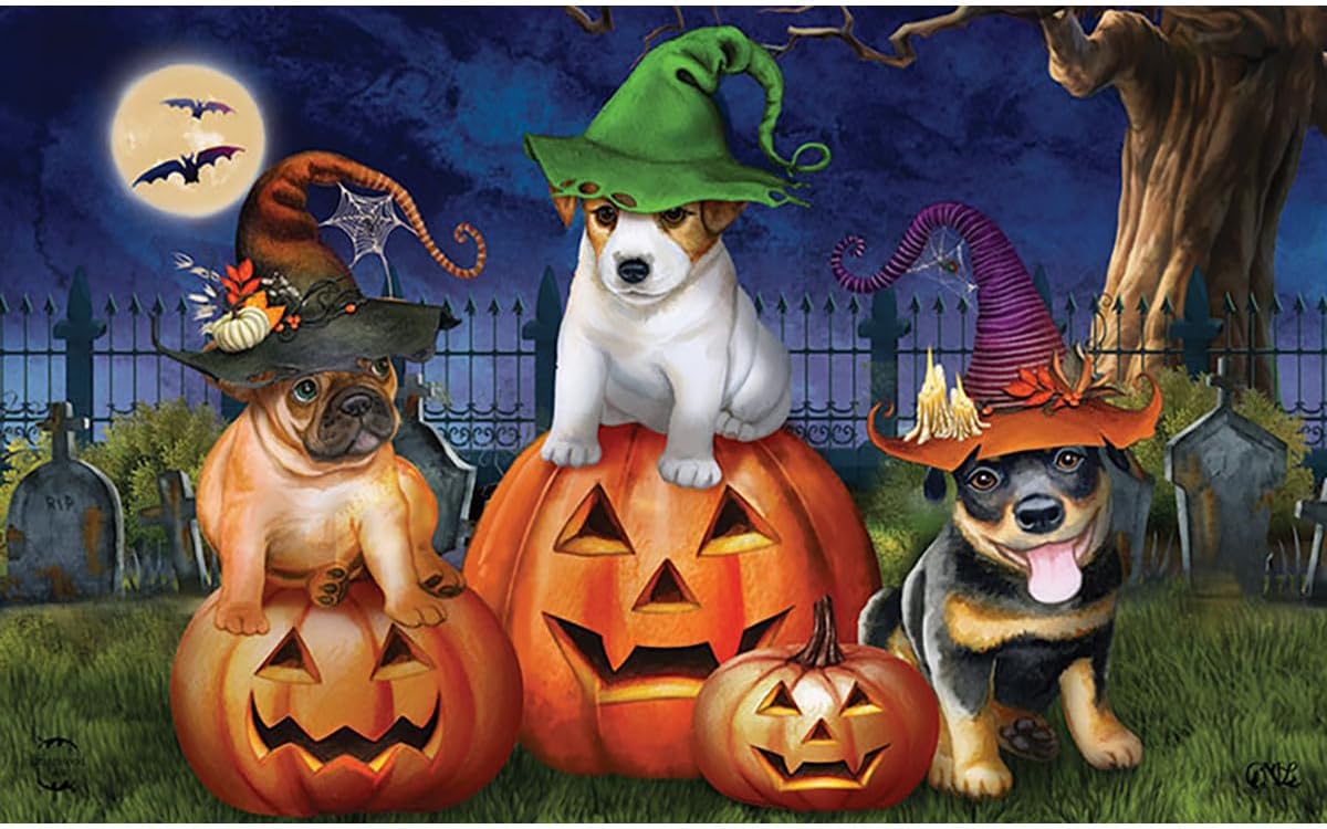 Briarwood Lane Spooky Pups Doormat