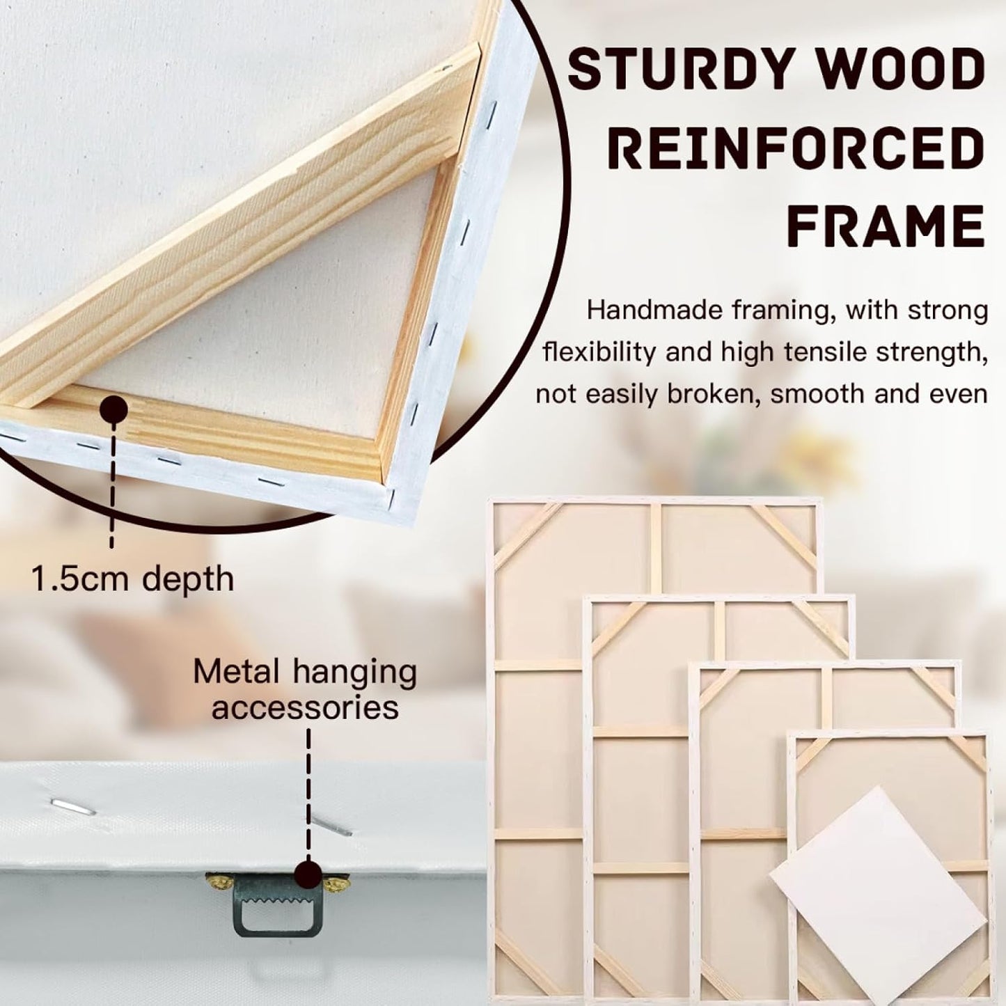 YarnArtistry Custom Canvas Prints With Your Photos - Customized Canvas Pictures For Gifts With Personalized Text Or Images(8X8Inch to 28x28Inch)