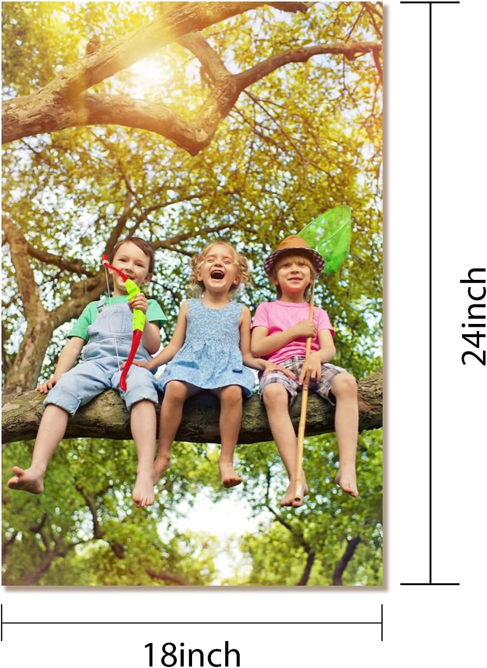 GZZFXXD Personalized Custom18''x24'' Canvas Prints with Your Photo/your Image Large Wallart Wall Decor for Bedroom Dining room Living room Children's room(Unframed)