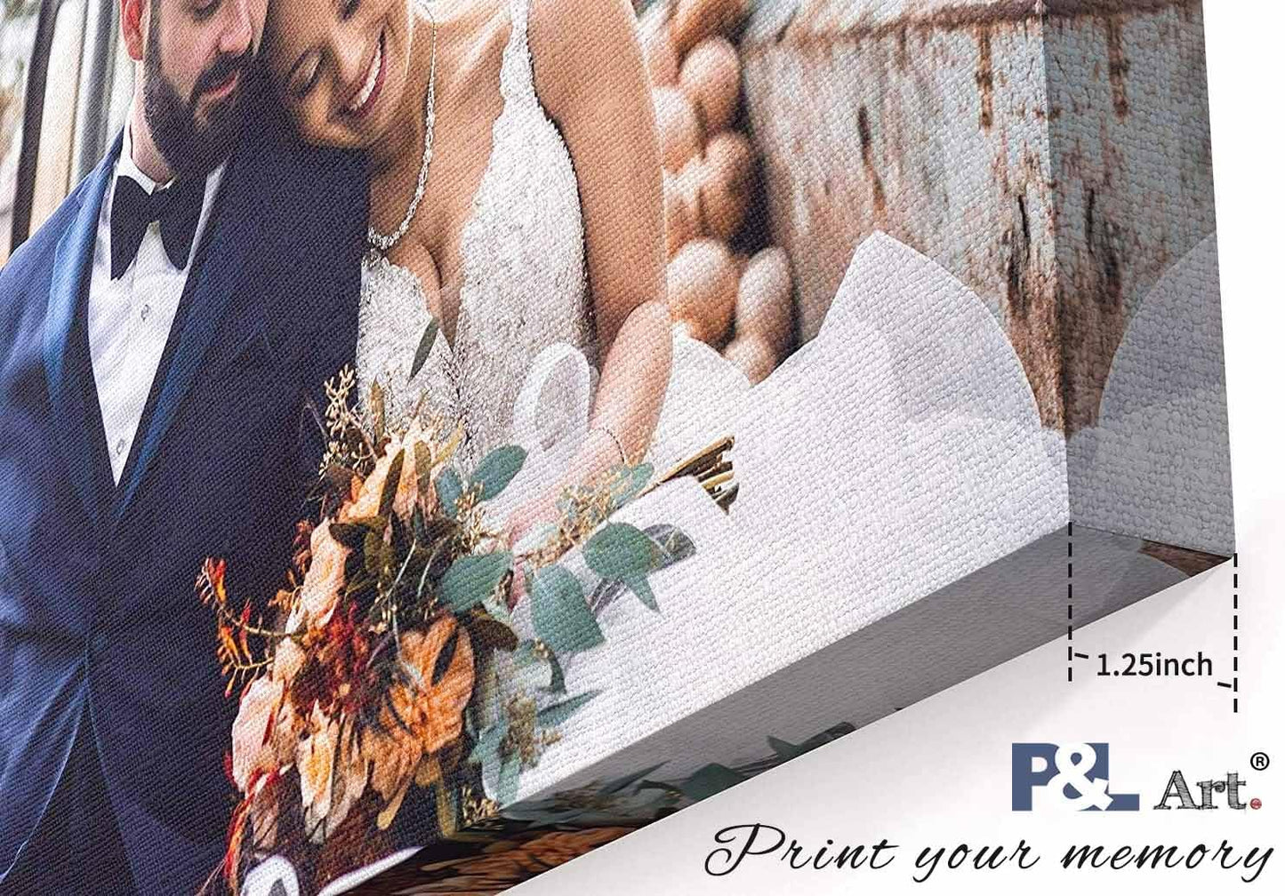 Personalized Custom Canvas Prints: Photo On Canvas (Framed Canvas, 24X24) Transform Your Photos into Stunning Framed Wall Art Digitally Printed Photo To Canvas Ideal for Home Decor