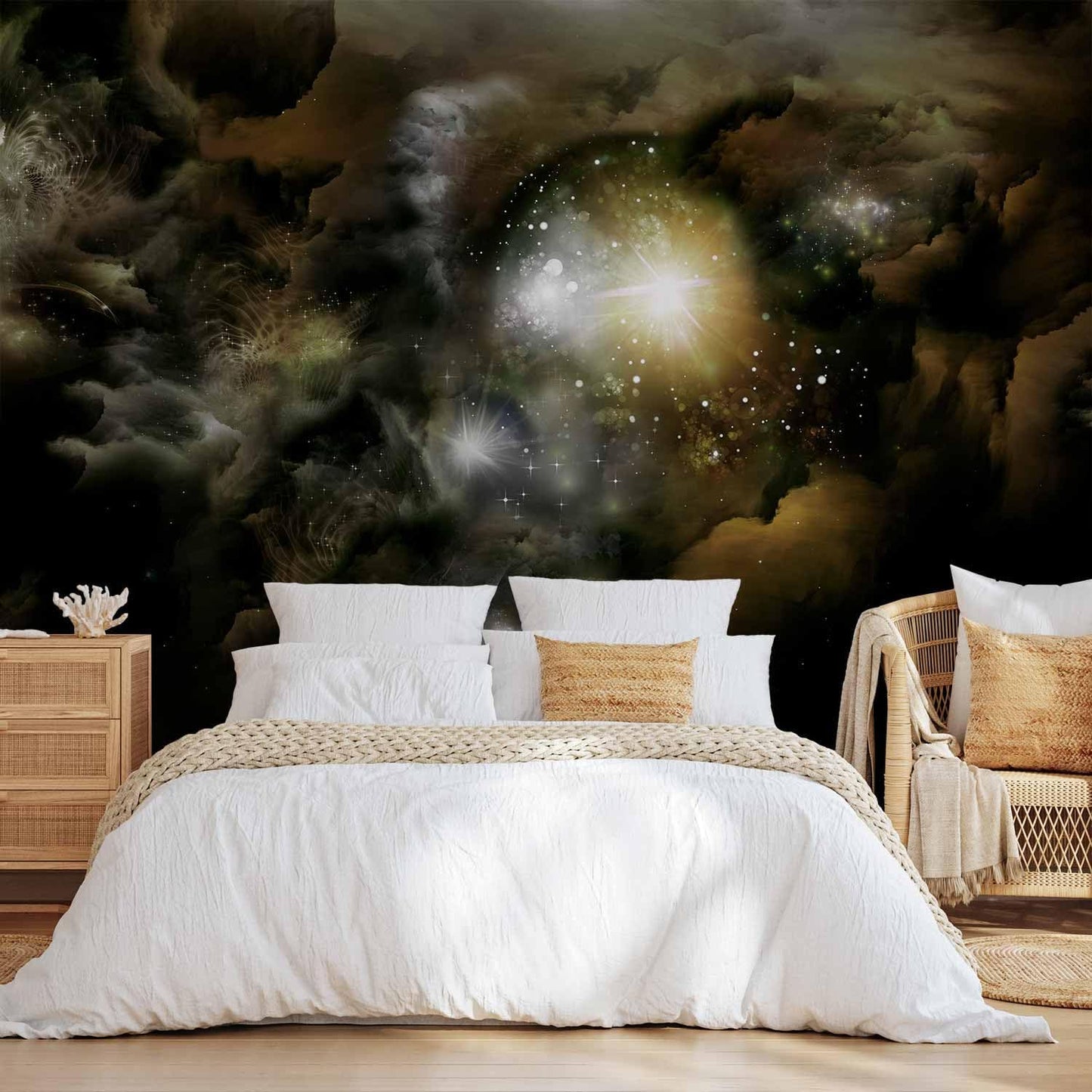 artgeist Wall Mural Cosmos Galaxy 157x110 in - XXL Non-Woven Wallpaper Fleece Wall Decor Photo Print Picture Image Design Home n-A-0027-a-b
