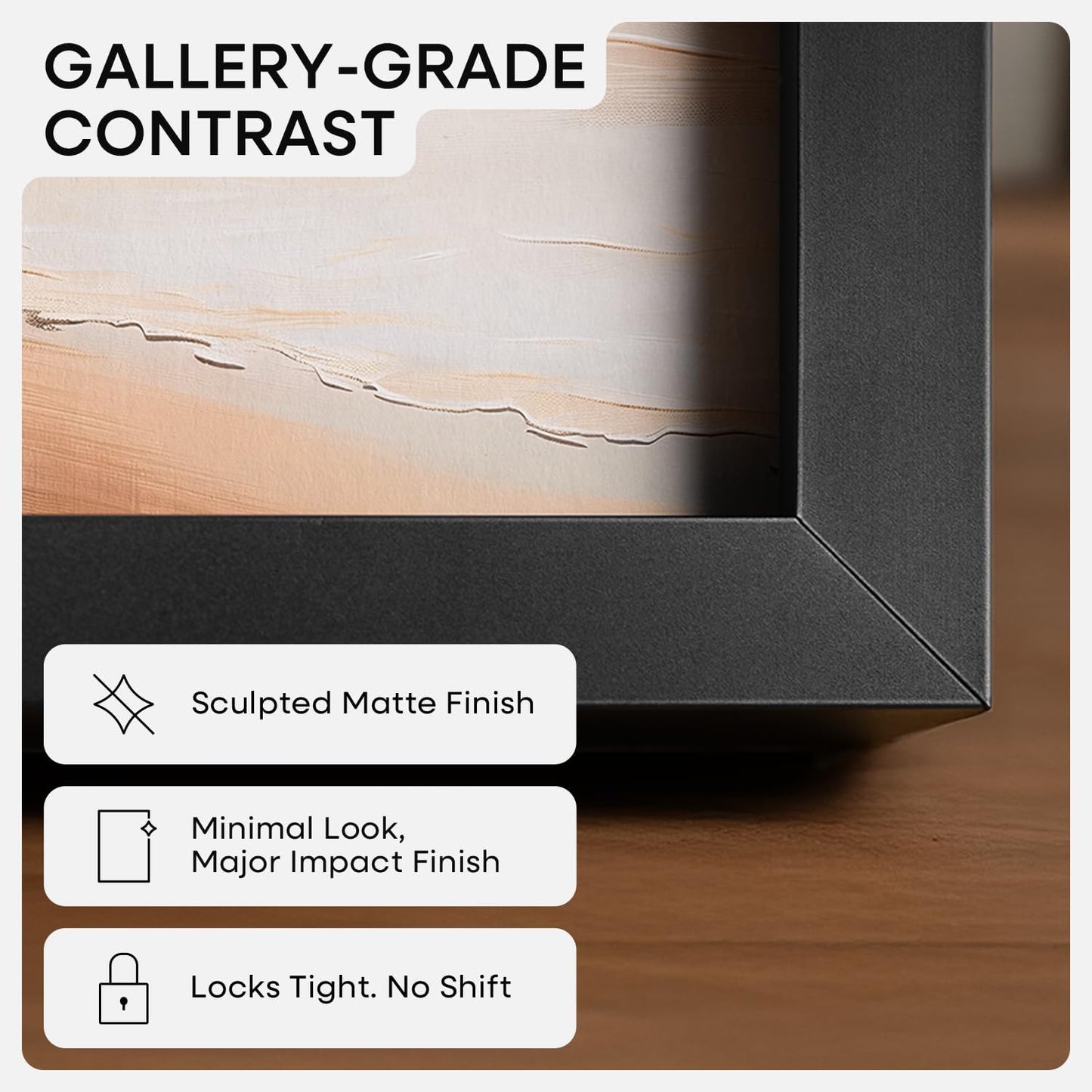 Homeforia 11x22 Black Newspaper Frame, High End Metal 11 x 22 Picture Frame without Mat, 22x11 Thin Black Poster Frames for Wall, 11by22 inches Display Photo Frames, Tempered Glass, Wall Kit, Set of 1