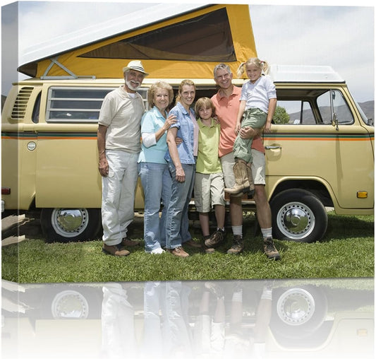 AbcCustomize Canvas Prints with Your Photos, Custom Canvas for Living Room and Bedroom Decor, Personalized gifts for Friends Lover and Family, Canvas Wall Art for Gifts & Keepsakes, Ready to Hang