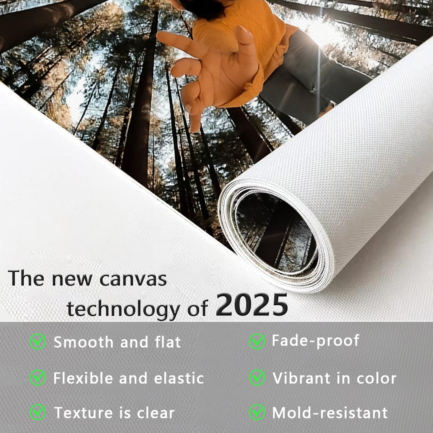 GZZFXXD Personalized Custom 24''x36''Canvas Prints with Your Photo/your Image Large Wallart Wall Decor for Bedroom Dining room Living room Children's room(Unframed)