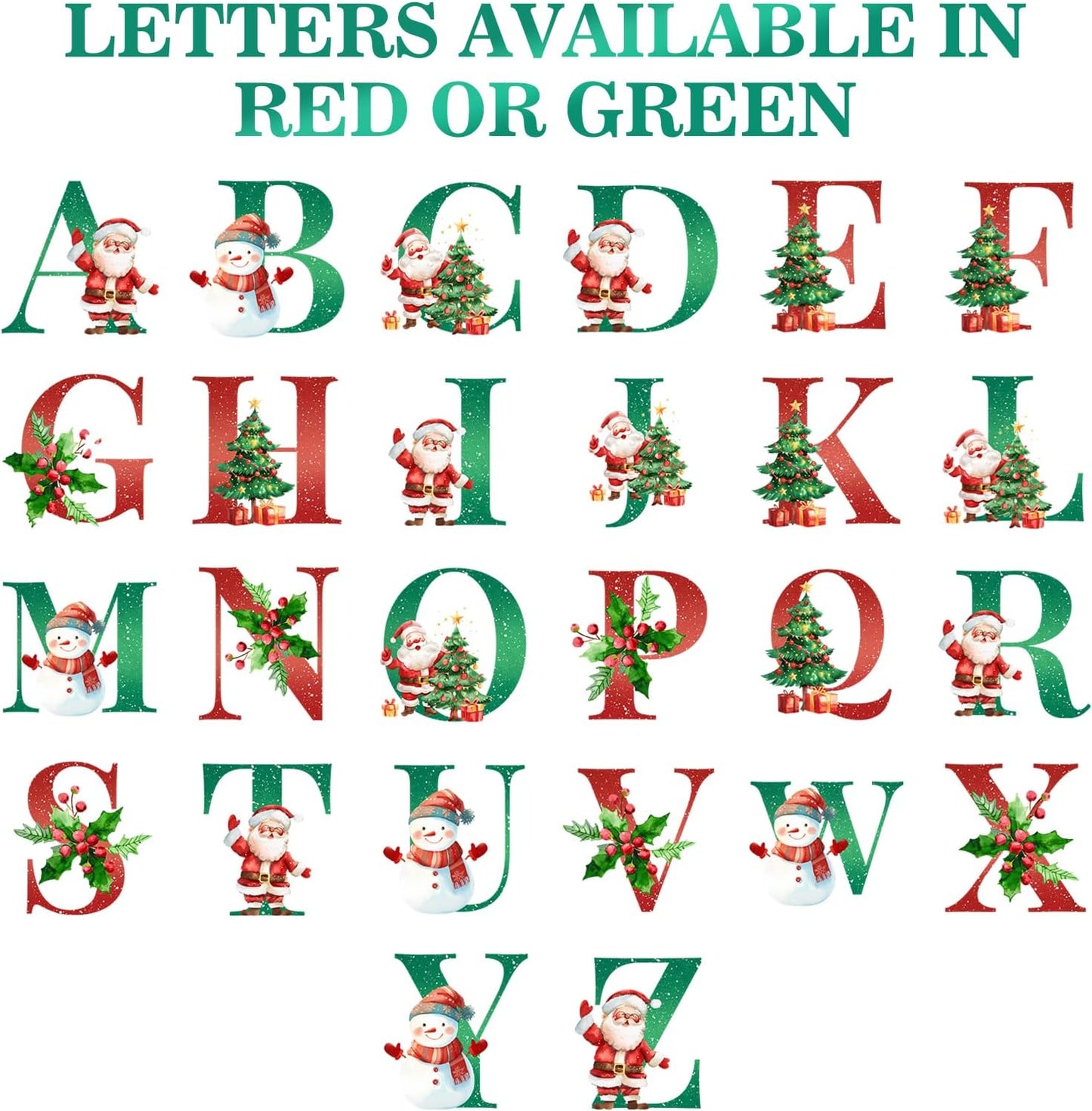 Personalized Christmas Ornaments 2025, Custom Name Initial A-Z Monogram Wood Custom Christmas Ornament for Kids Boys Girls, Customized Letter Name Ornaments for Christmas Tree Decorations