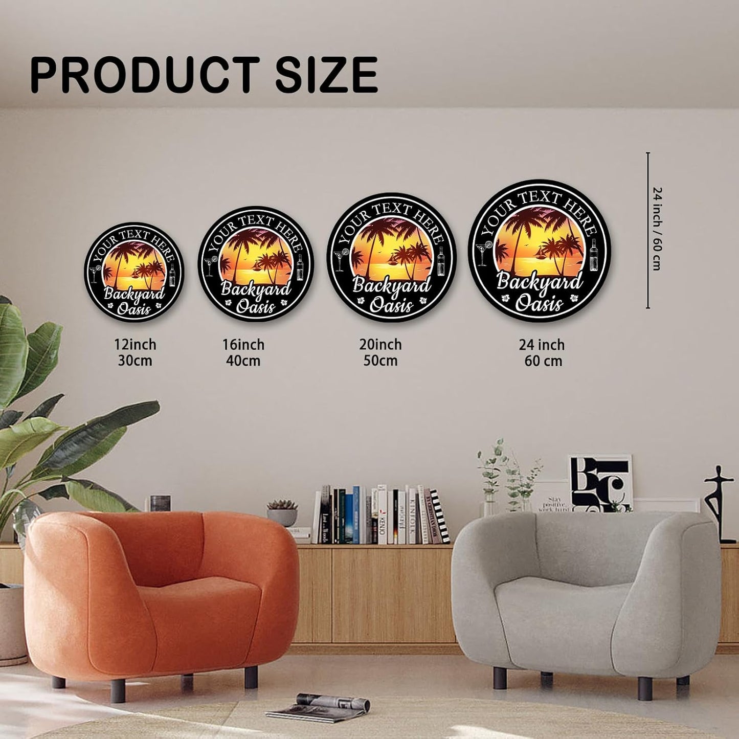 Personalized Metal Sign - Custom Name Wall Decor for Indoors/Outdoors, Last Name Sign 10-36 Inch, Rust-Proof Steel, Perfect Housewarming & Wedding Gift - MADE IN USA