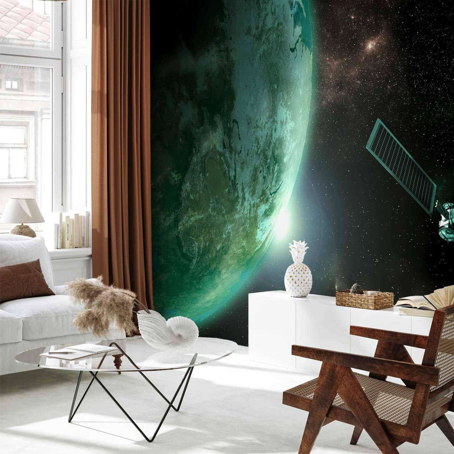 artgeist Wall Mural Cosmos Galaxy 116x83 in - Peel and Stick Self-Adhesive Wallpaper Removable Large Sticker Foil Wall Decor Print Picture Image Design n-B-0007-a-b