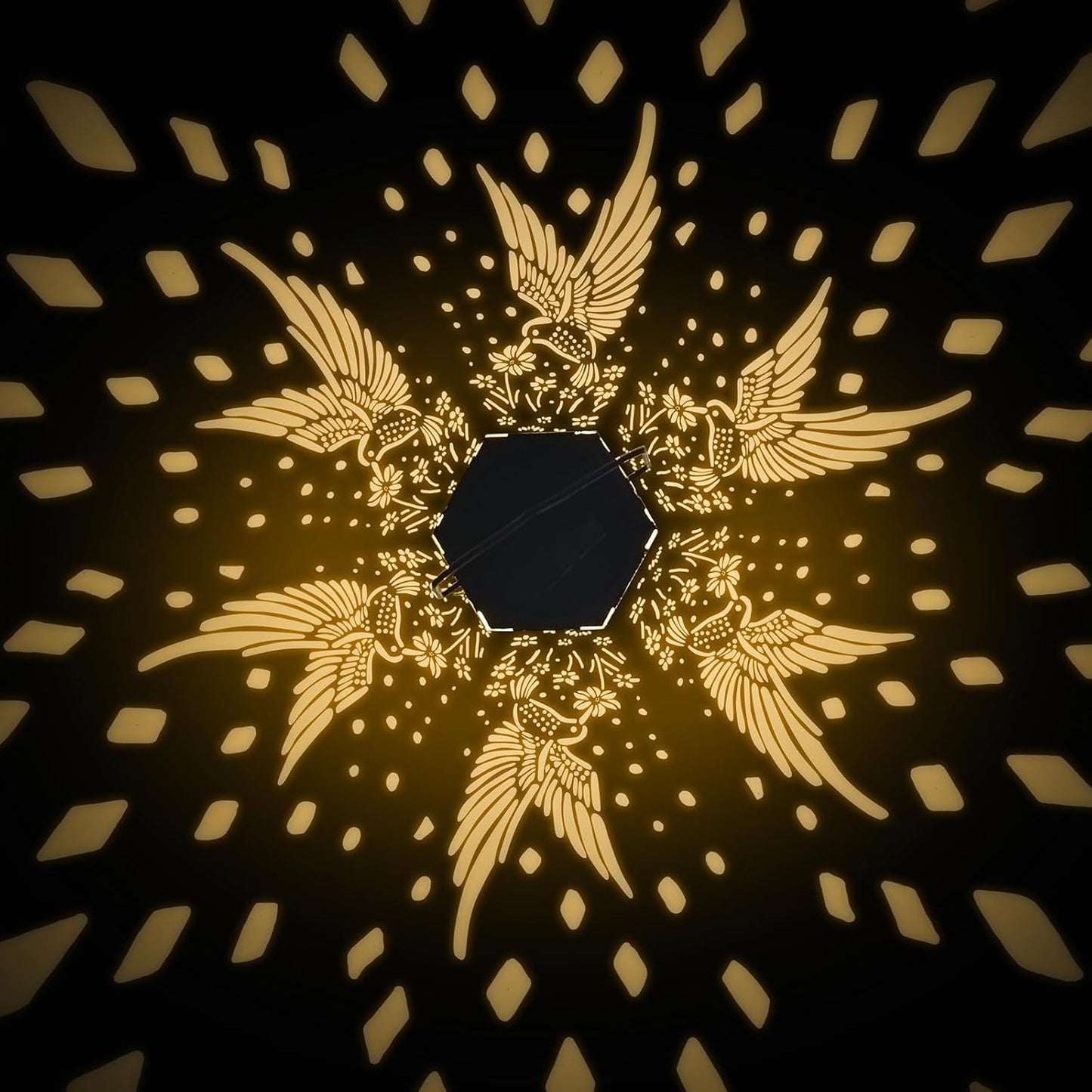 Birthday Gifts for Women Hummingbird Solar Lights Outdoor - Gifts for Mom, Mothers Day Gifts Solar Lanterns Outdoor Waterproof Garden Decoration for Outside, Outdoor, Patio, Yard, Lawn