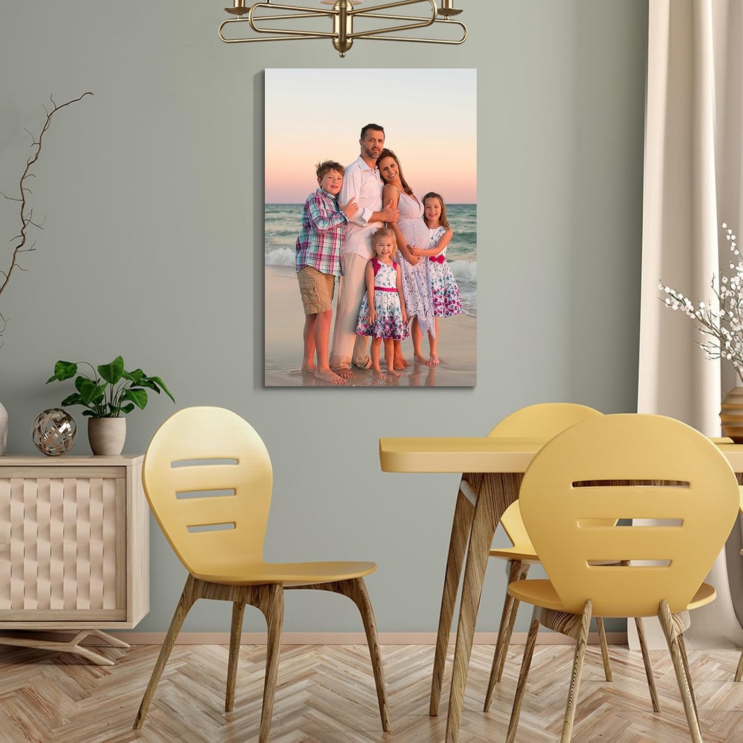 Wewejia Personalized Photo to Canvas Print 12x18 Inch, Canvas Prints With Your Photos on Custom Wall Art for Bedroom, Living Room, Wedding Baby Pet Family Picture Wall Art