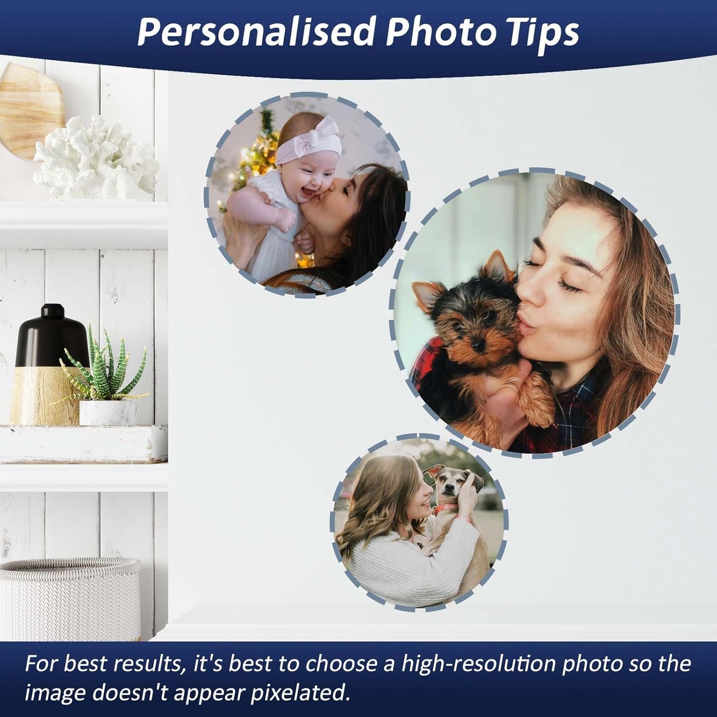 AIRUIXIO Custom Canvas Prints with Frame | Personalized Photo Canvas for Christmas Gifts | Ideal Family & Pet Wall Art Decor | Custom Canvas Wall Art 10x8Inch