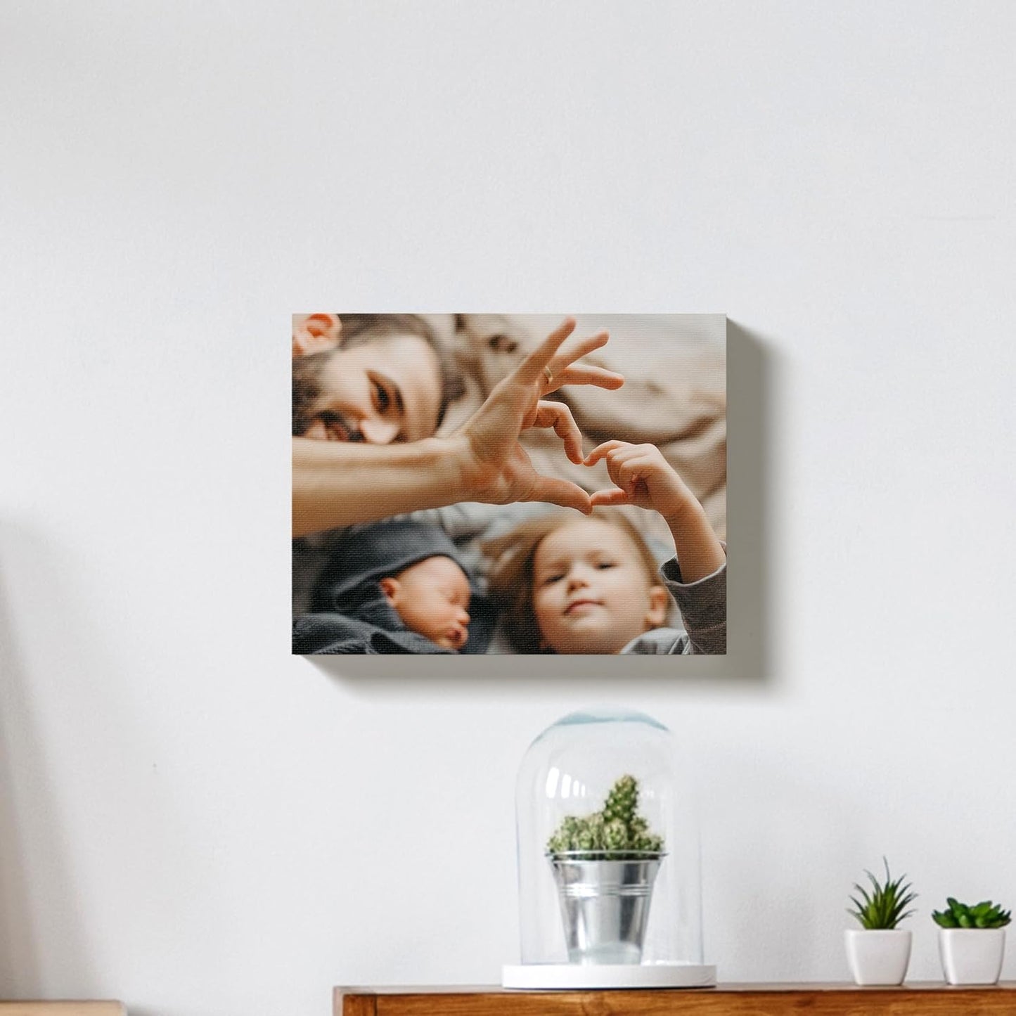 BuildASign Custom Canvas Prints with Your Photos – Personalized Picture To Canvas Wall Art, Perfect for Home Decor, Gifts & Keepsakes, Ready to Hang (11" L x 14" W x 1.5”D)