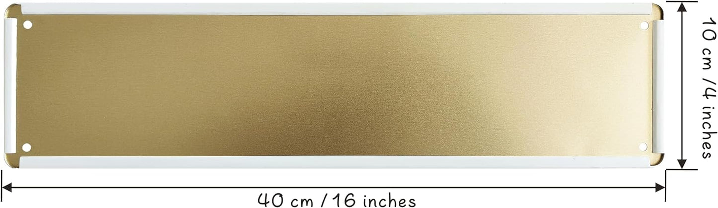 Vintage Tin Sign Retro Metal Elm St Signs Stylish Wall Art Plaques for Home Decor Bathroom Kitchen House and Gothic Wall Decor or as a Unique Poster 16x4 in