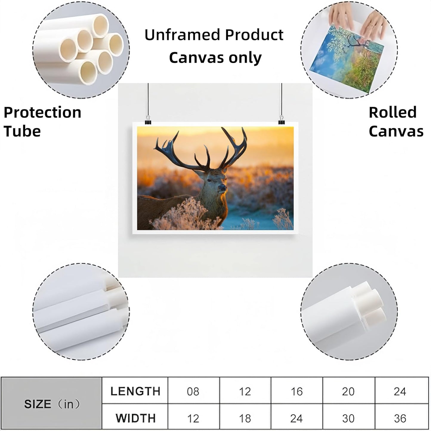 Personalized Custom Poster Prints: 20L x 30W Photo On Canvas Transform Your Photos into Stunning Unframed Wall Art Digitally Printed (20L x 30W, Unframed)