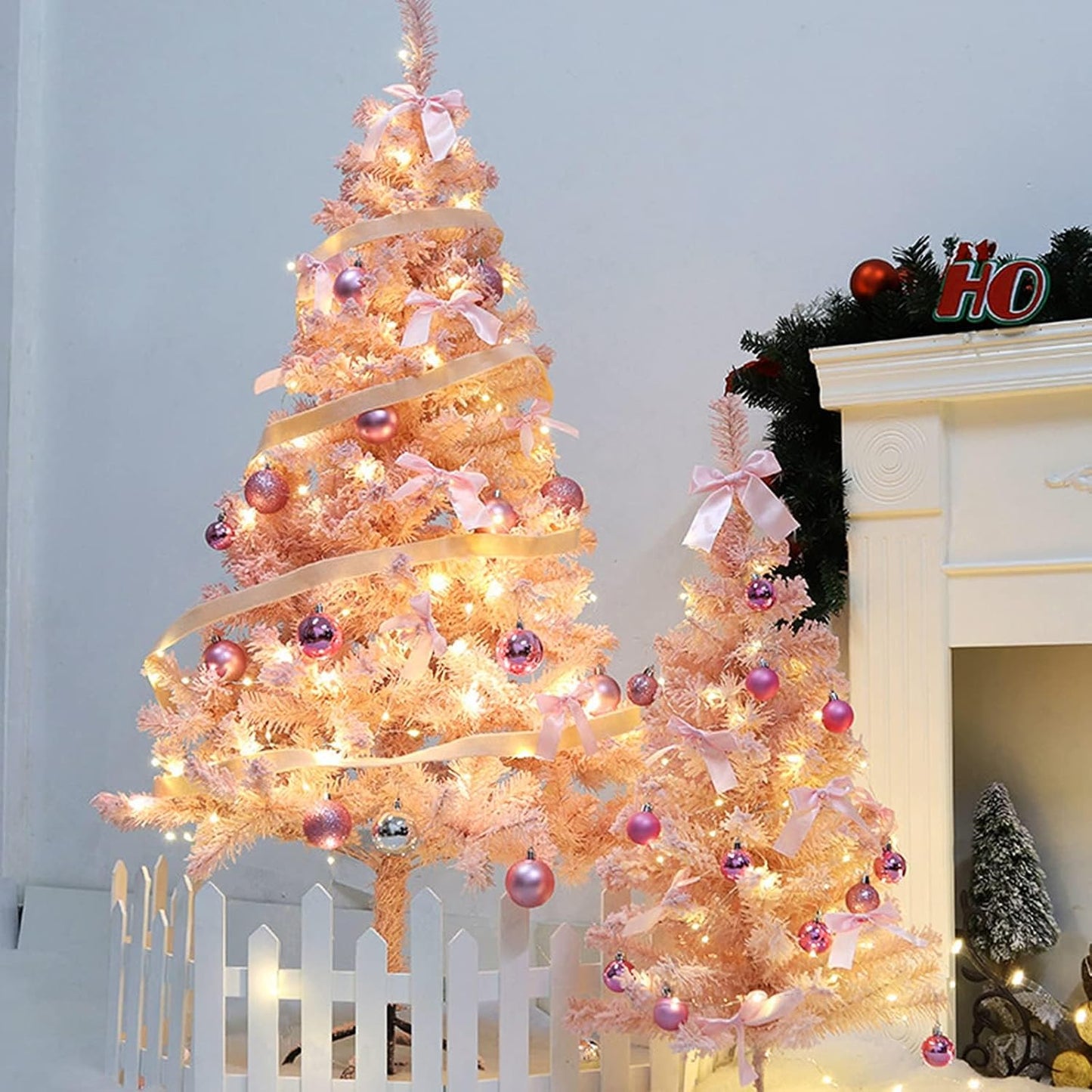 Clear Christmas Lights Set 100 Count 25 Feet Incandescent Bulb Mini String Lights for Indoor Christmas Tree Garland Birthday Wedding Party Festival Decoration, White Wire