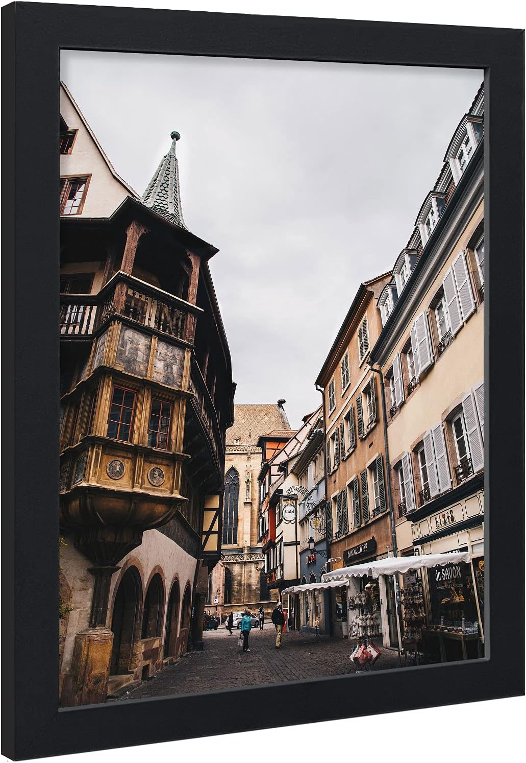 VCK 16x20 Poster Frames 3 Pack Black MDF Wood and Polished Plexiglass Frame,Display Pictures in Horizontal and Vertical