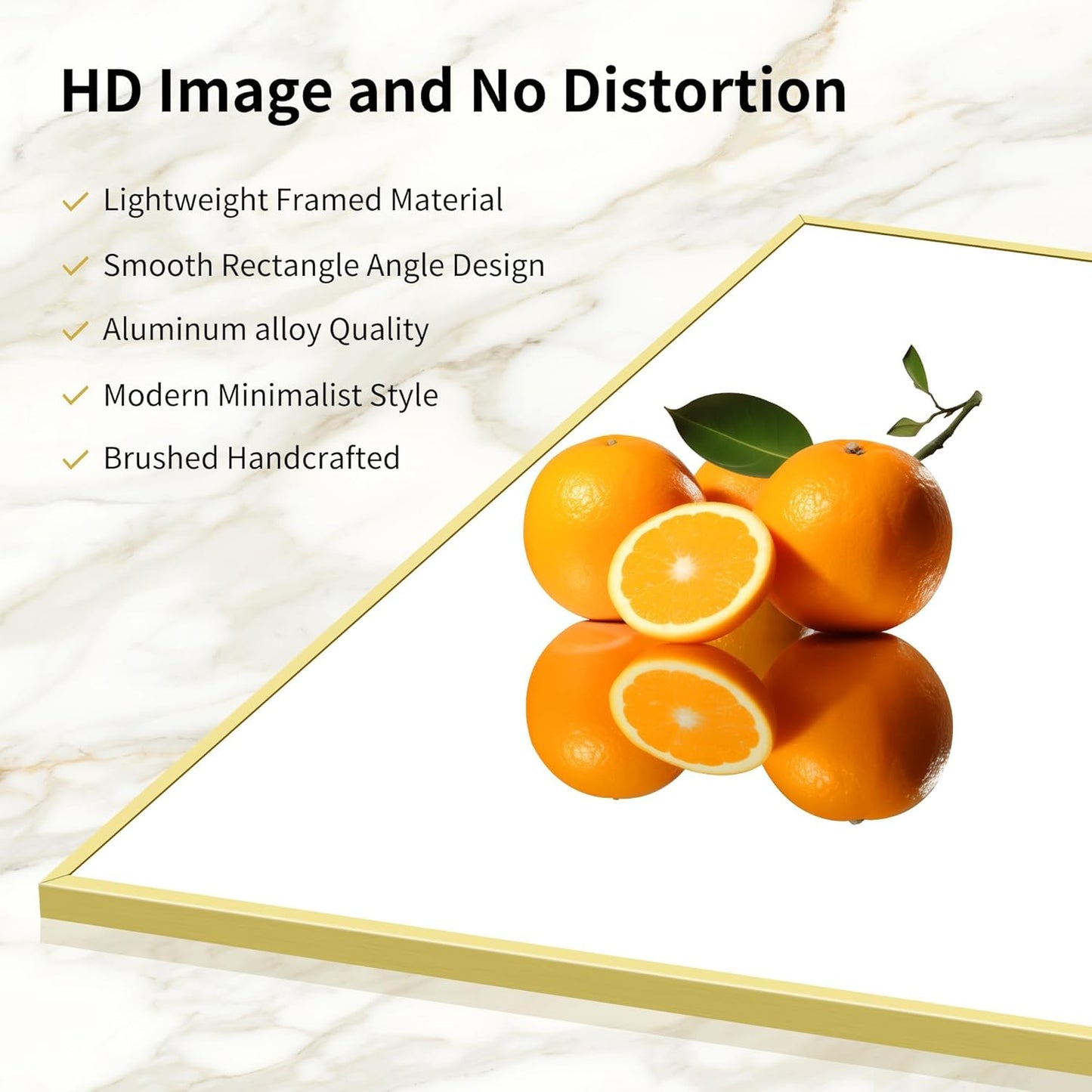 30x40In Gold Bathroom Mirror for Wall, Brushed Gold Rectangle Mirrors with Metal Frame, Bathroom Rectangular Mirror Modern Wall Mirror for Bedroom Living Room, Hangs Horizontal or Vertical