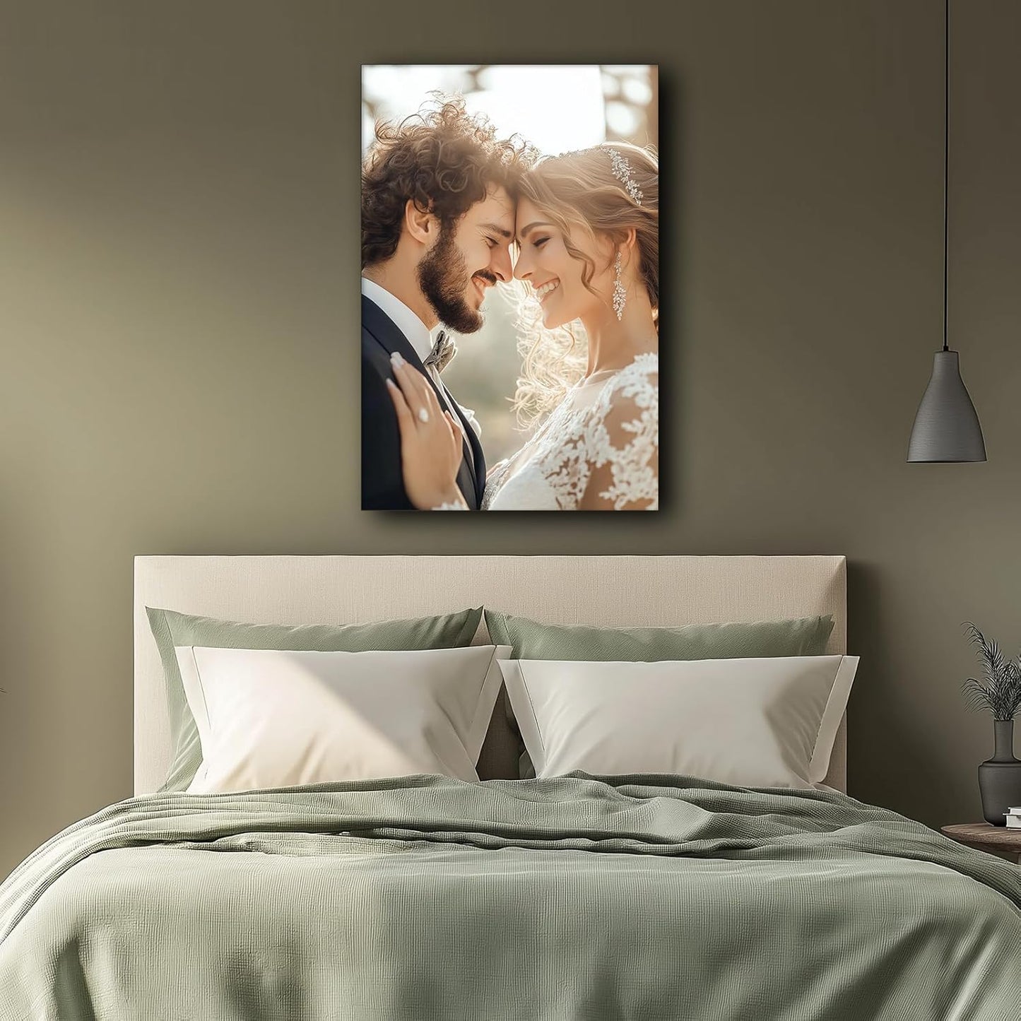 Custom Wall Art from Photo Personalized Canvas Pictures Customize Poster Personalized Picture Print with Your Photos for Home Wall Art Decor Keepsakes Unframed 18x12in