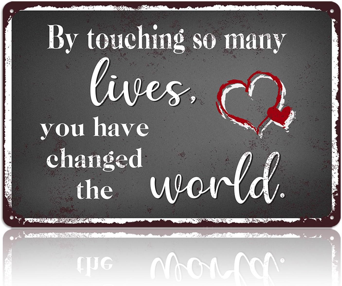 Nurse Retirement Gifts for Women, Nurses Practitioner Metal Tin Signs Home Decor Nursing School Graduation Happy Retirement Accessories Thank You Sign 8x12 Inch