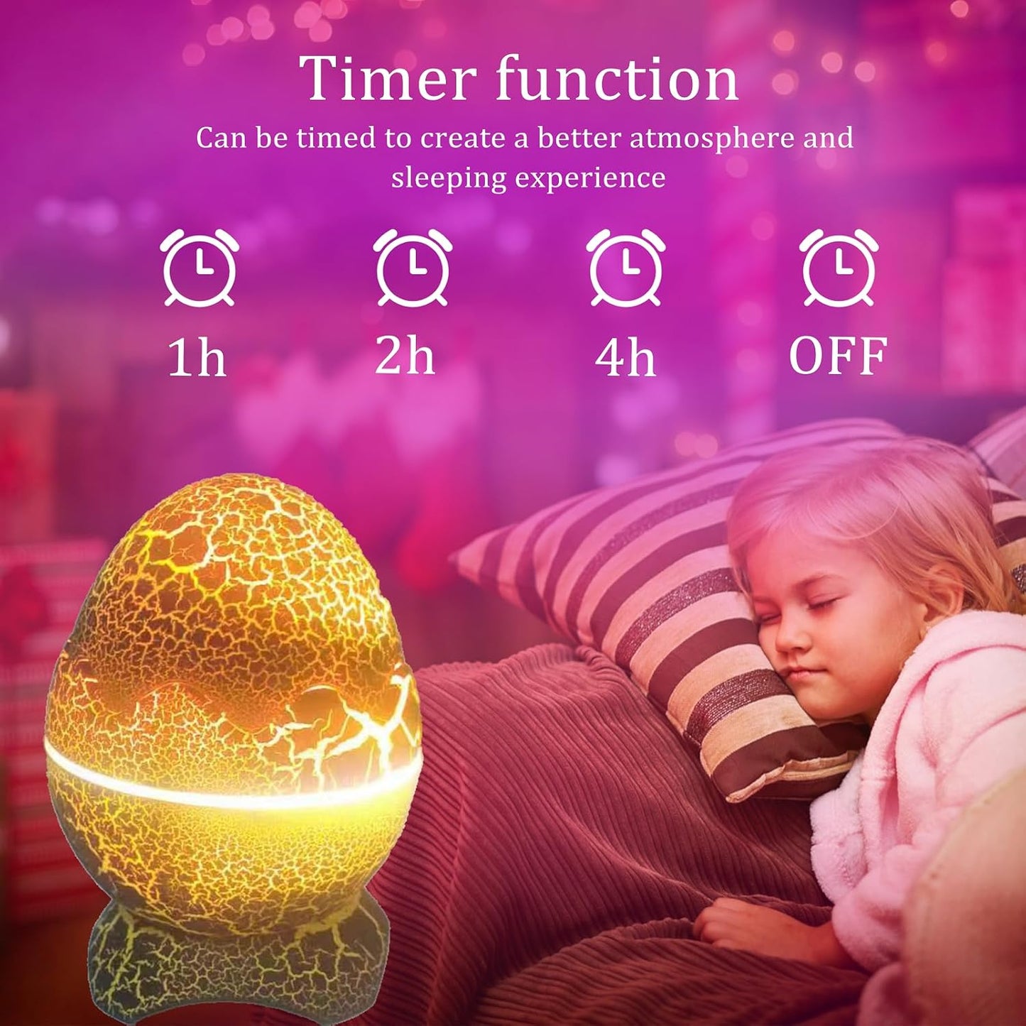 XQBX Dinosaur Egg Galaxy Projector Glow in The Dark Stars for Ceiling Room Decor Aesthetic led Lights for Bedroom Mothers Day Gifts Disco Ball Decor Ceiling Light Fixture Autism Sensory Products