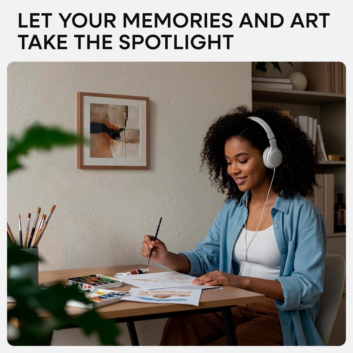 Homeforia 11x11 Picture Frame Brown, High-End Dark Oak 11 x 11 Square Brown Wood Frames with Mat 9 by 9 Photo, 11by11 Wooden Walnut Poster Frame Matted to 9x9 Print, Tempered Glass, Wall Kit, Set of 1