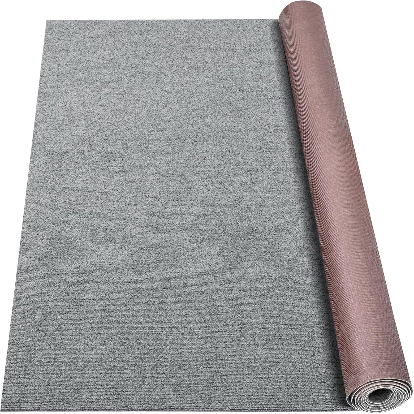 Marine Carpet,6 FT x 18 FT Smoke Gray Indoor Outdoor Carpet 0.2" Thick Boat Carpet with Water-Proof TPE Backing, Non-Slide Outdoor Marine Carpet Roll for Home, Patio, Porch, Deck