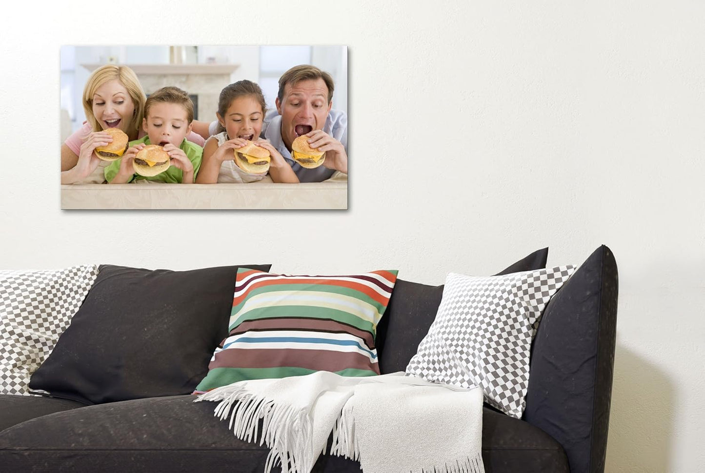 Photo.Gifts - Custom Prints Personalized Canvas 14"x8" - Your Photos On Canvas - Personalized Wall Art for Living Room, Wedding Baby Pet Family Pictures - Custom Gifts