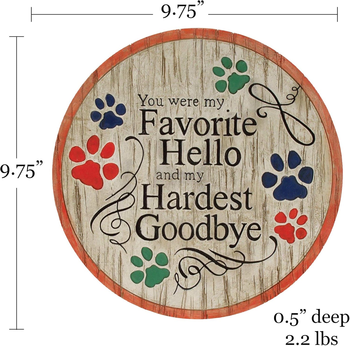 Spoontiques - Garden Décor - When Someone You Love Stepping Stone - Decorative Stone for Garden