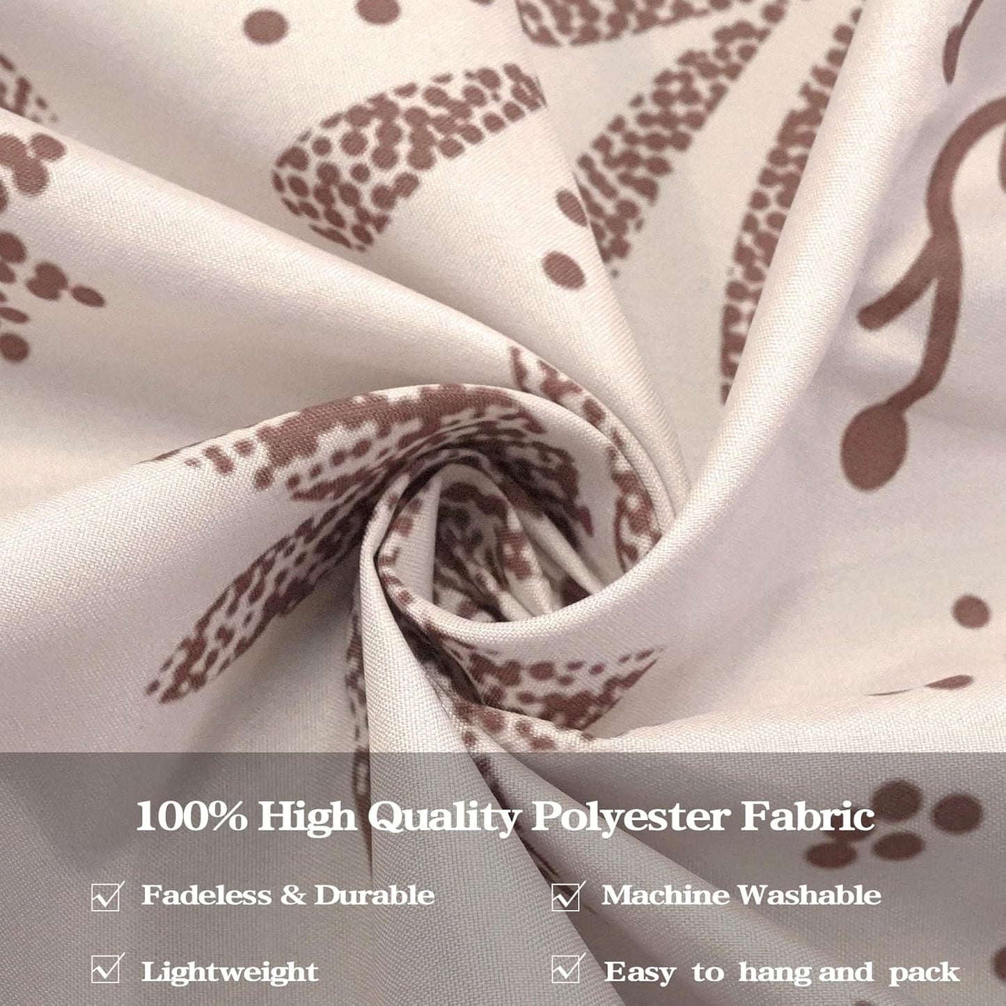 Fowocu Boho Floral Mandala Tapestry Wall Hanging Bohemian Flower Medallion Tapestry Aesthetic Beige Brown Hippie Indian Small Tapestries for Bedroom Living Room Dorm Decor 90 x 68 Inch