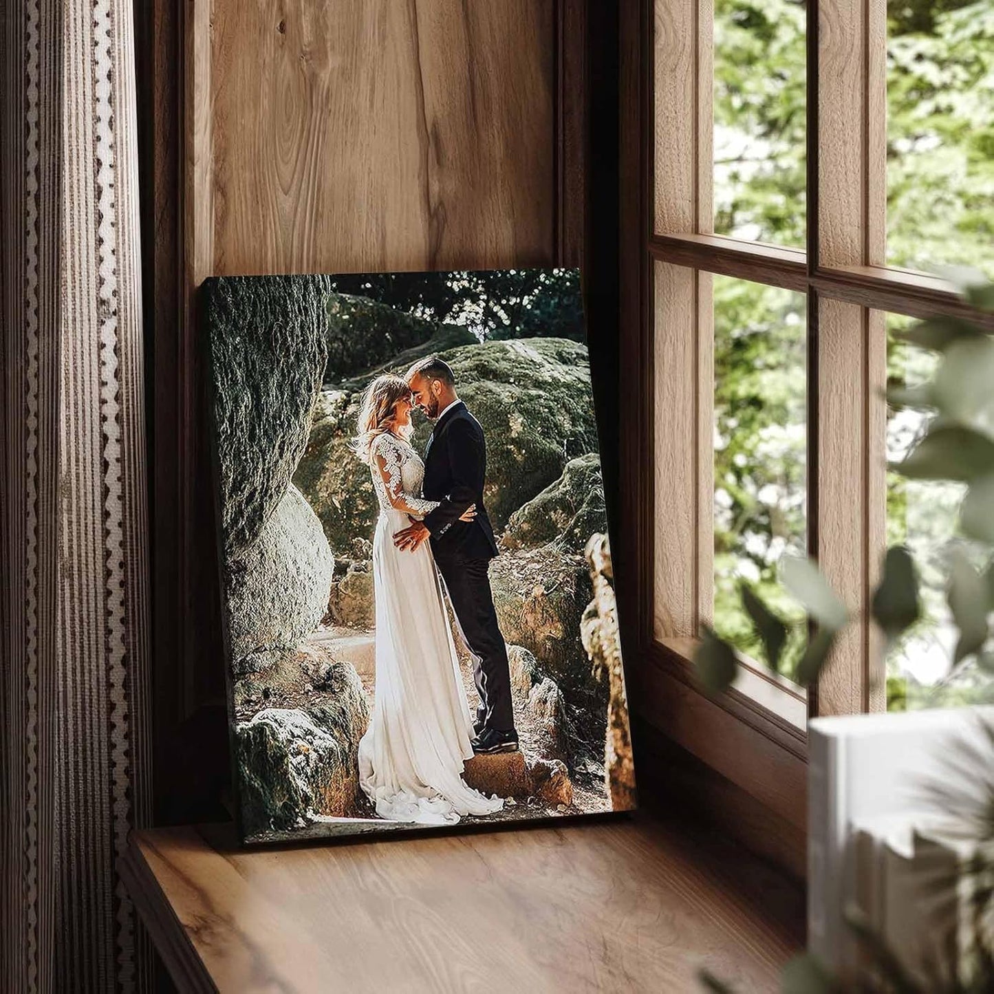 Personalized Custom Canvas Prints: Photo On Canvas (Framed Canvas, 24X36) Transform Your Photos into Stunning Framed Wall Art Digitally Printed Photo To Canvas Ideal for Home Decor