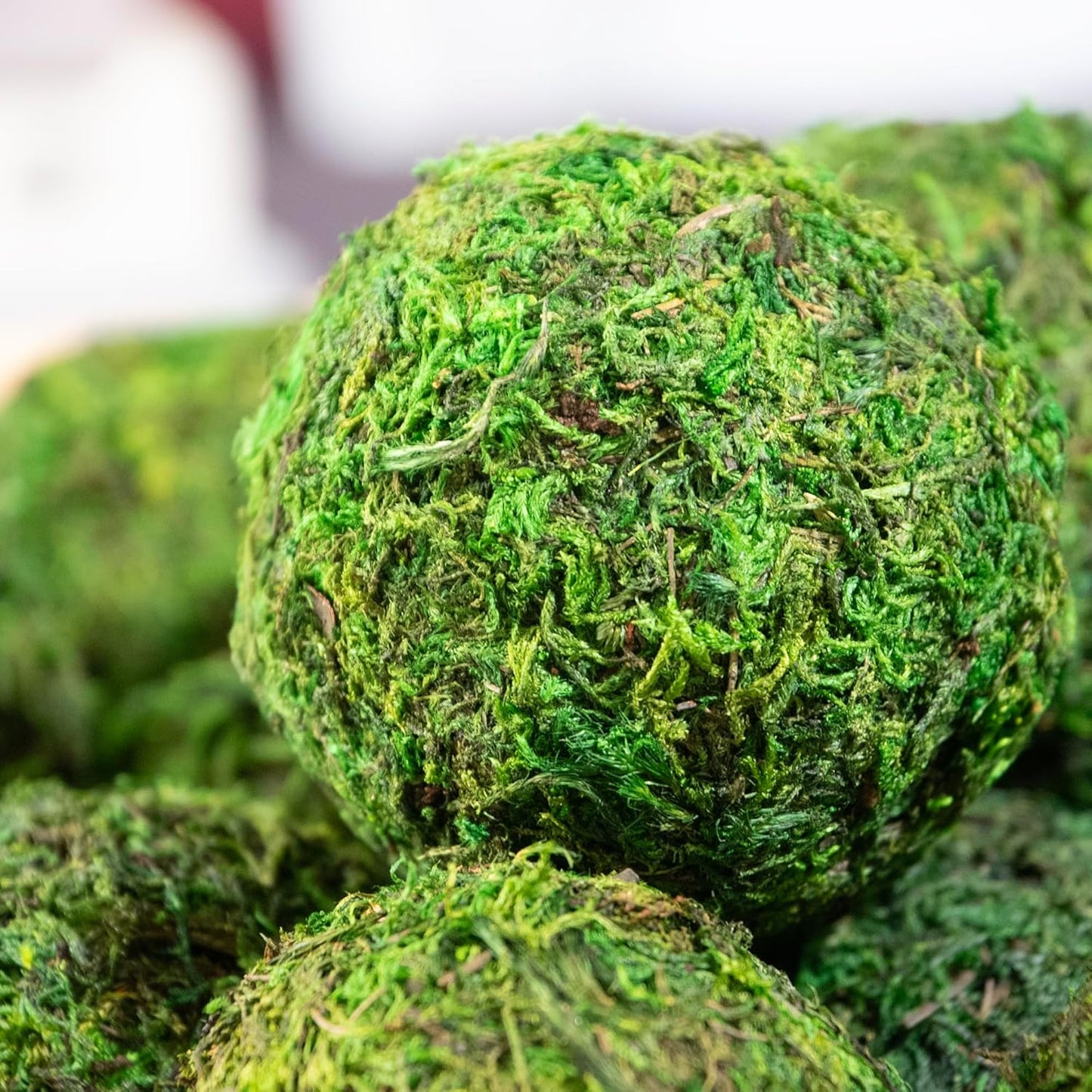 ANDALUCA Decorative Green Moss Balls Bowl Filler Orbs (Pure Moss)