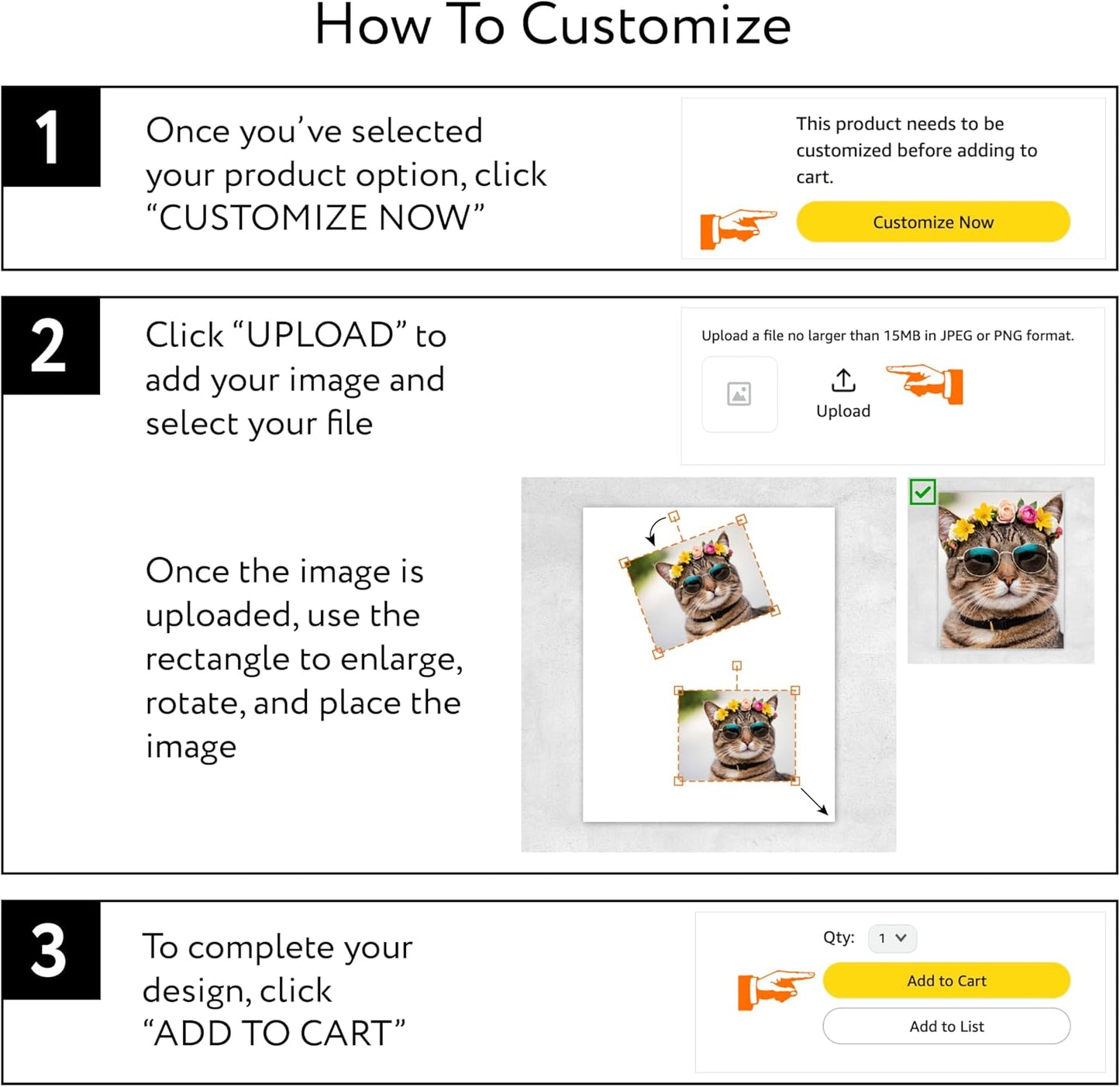 Custom Poster Print, 8x10, Upload Any Photos/Images, Personalized Photo Prints, DIY Your Own Poster, Photo to Poster Printing