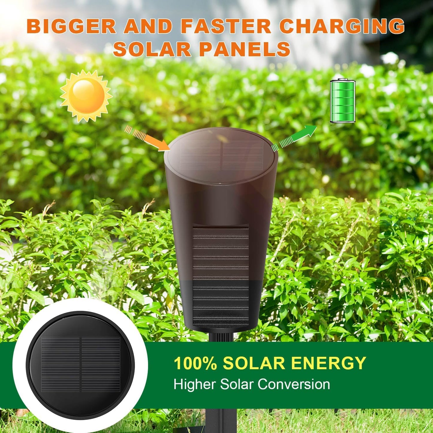 Solar Lights Outdoor Pathway 12 Pack, Solar Pathway Lights Outdoor Auto On/Off Waterproof Garden Landscape Lighting for Path, Yard, Walkway, Driveway, Lawn, Patio, Outside Decor, Warm White