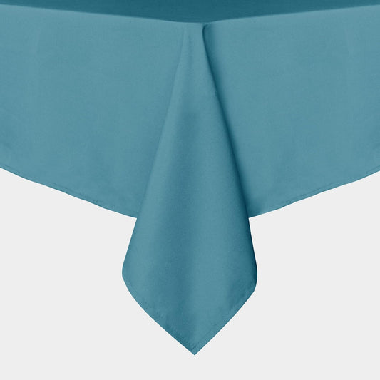 sancua Square Tablecloth - 60 x 60 Inch - Stain and Wrinkle Resistant Washable Polyester Table Cloth, Decorative Fabric Table Cover for Dining Tables, Buffet Parties and Camping, Teal