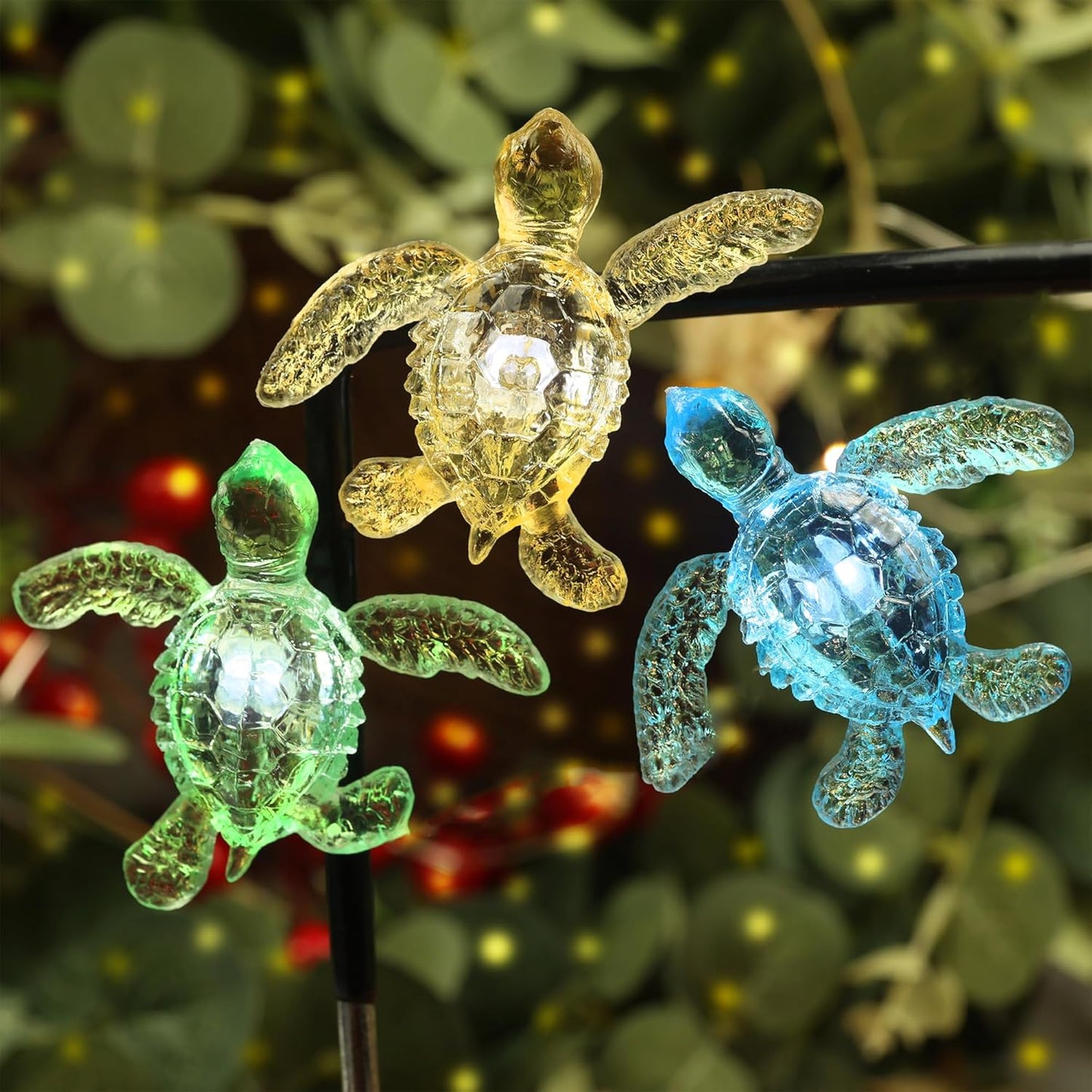 Beach Ocean Themed String of Sea Turtle Fairy Lights Decor 10ft 30 Tortoises USB or Battery Operated with Remote Control for Turtle Lover Bedroom Summer Nautical Tree Decoration